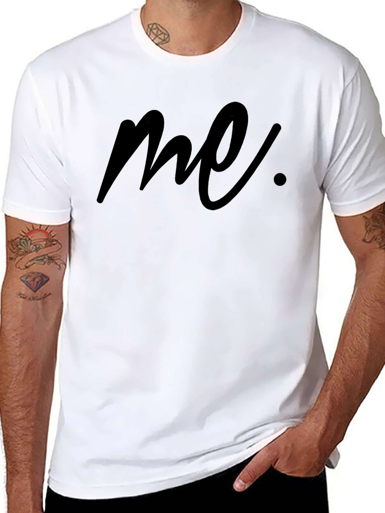 Minimalist me. Black T-Shirt