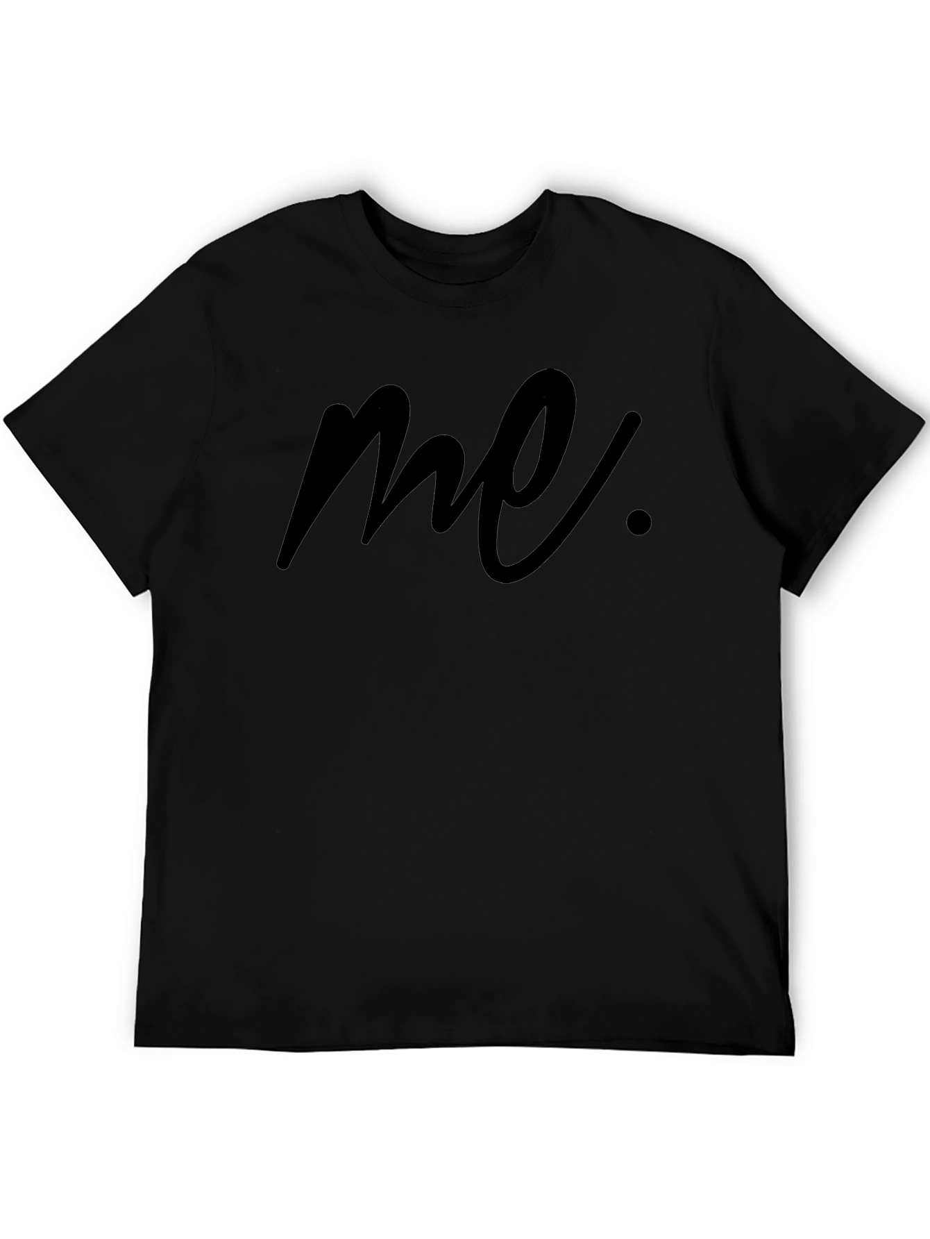Minimalist me. Black T-Shirt