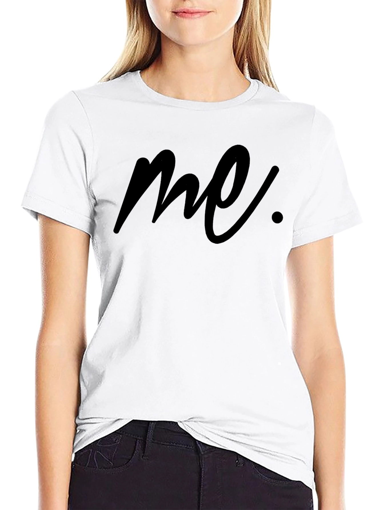 Minimalist me. Black T-Shirt