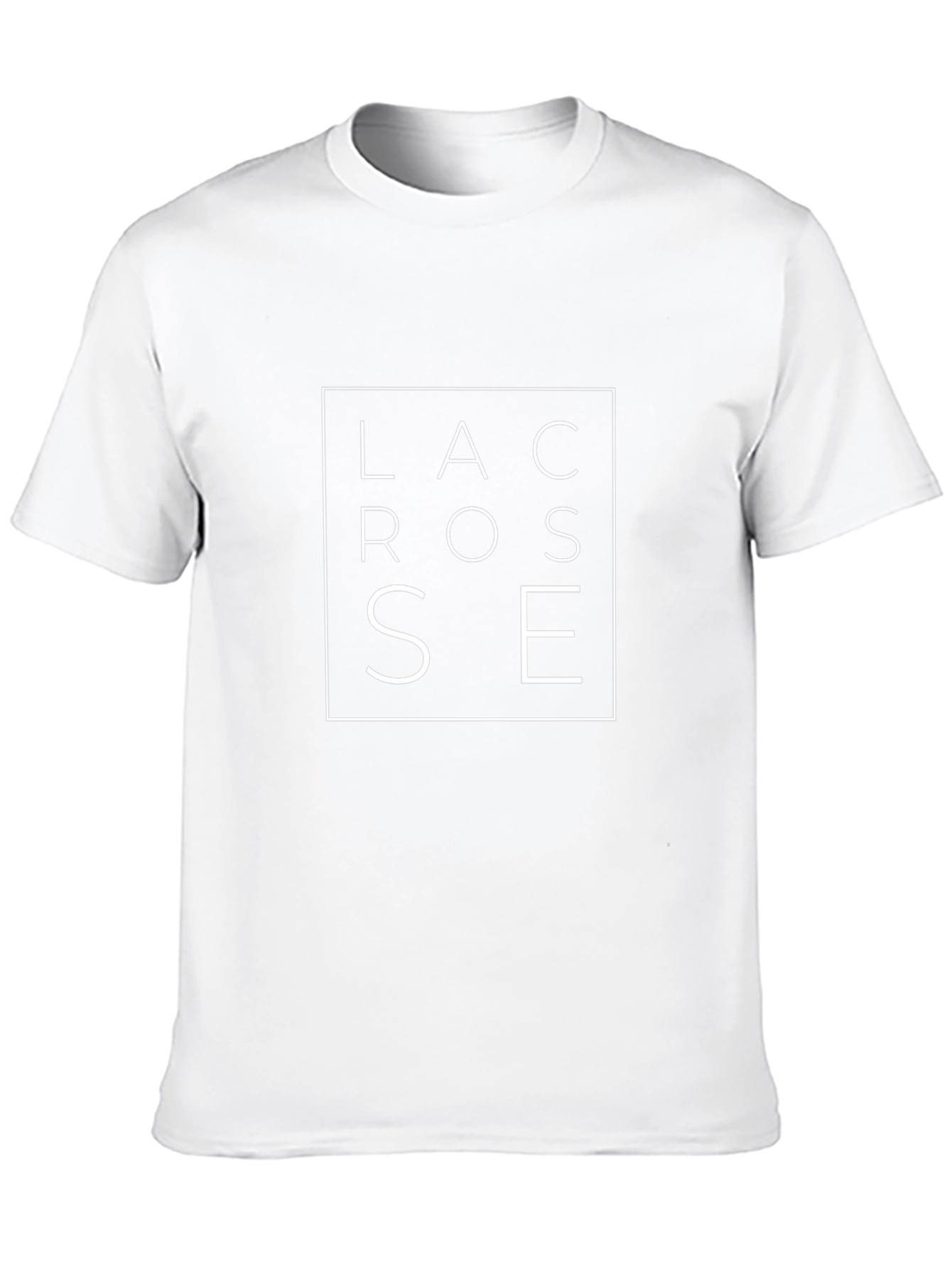 Lacrosse Graphic Tee - Black Cotton T-Shirt