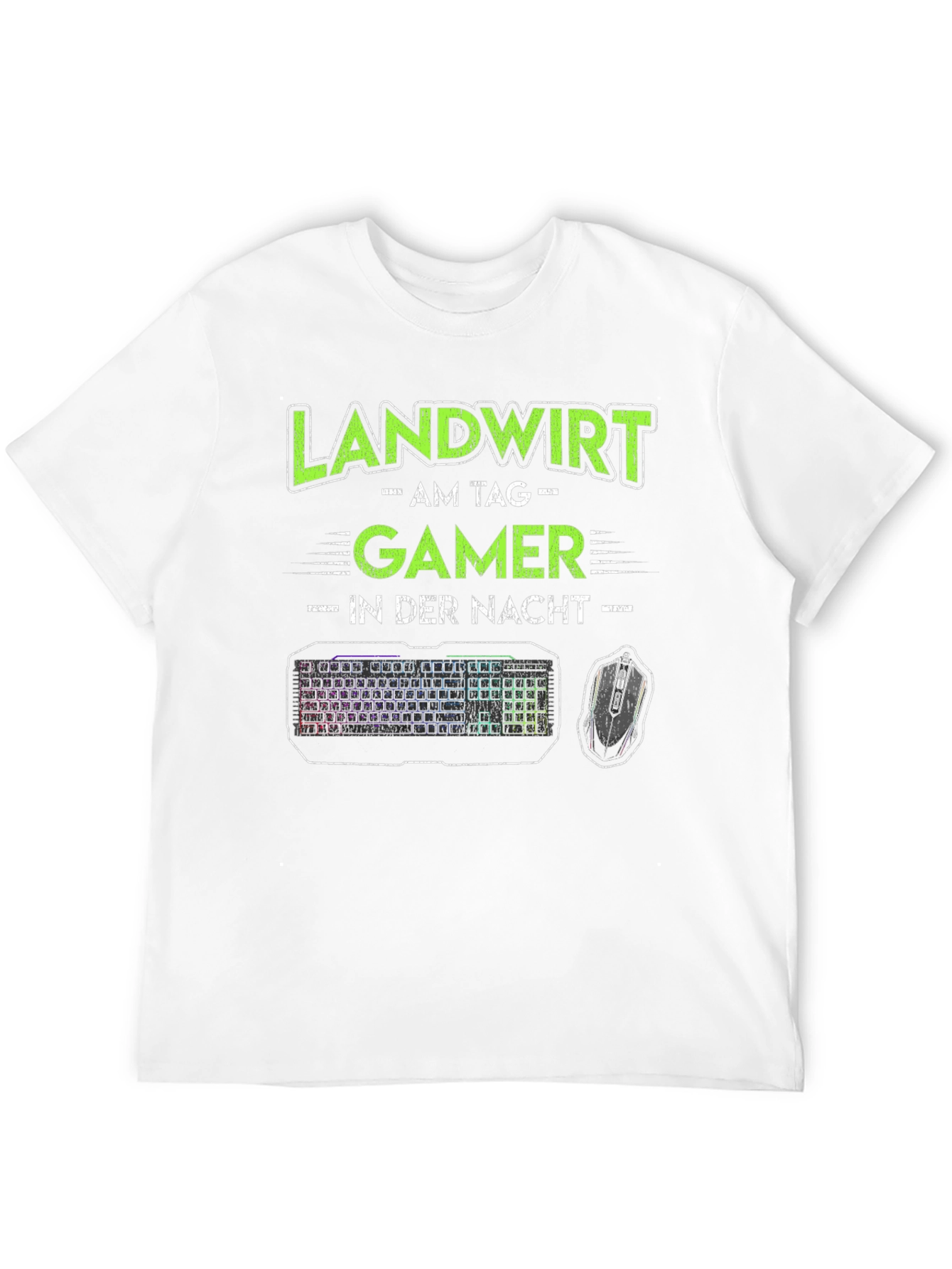 Landwirt Gamer T-Shirt - Day Farmer Night Gamer Tee