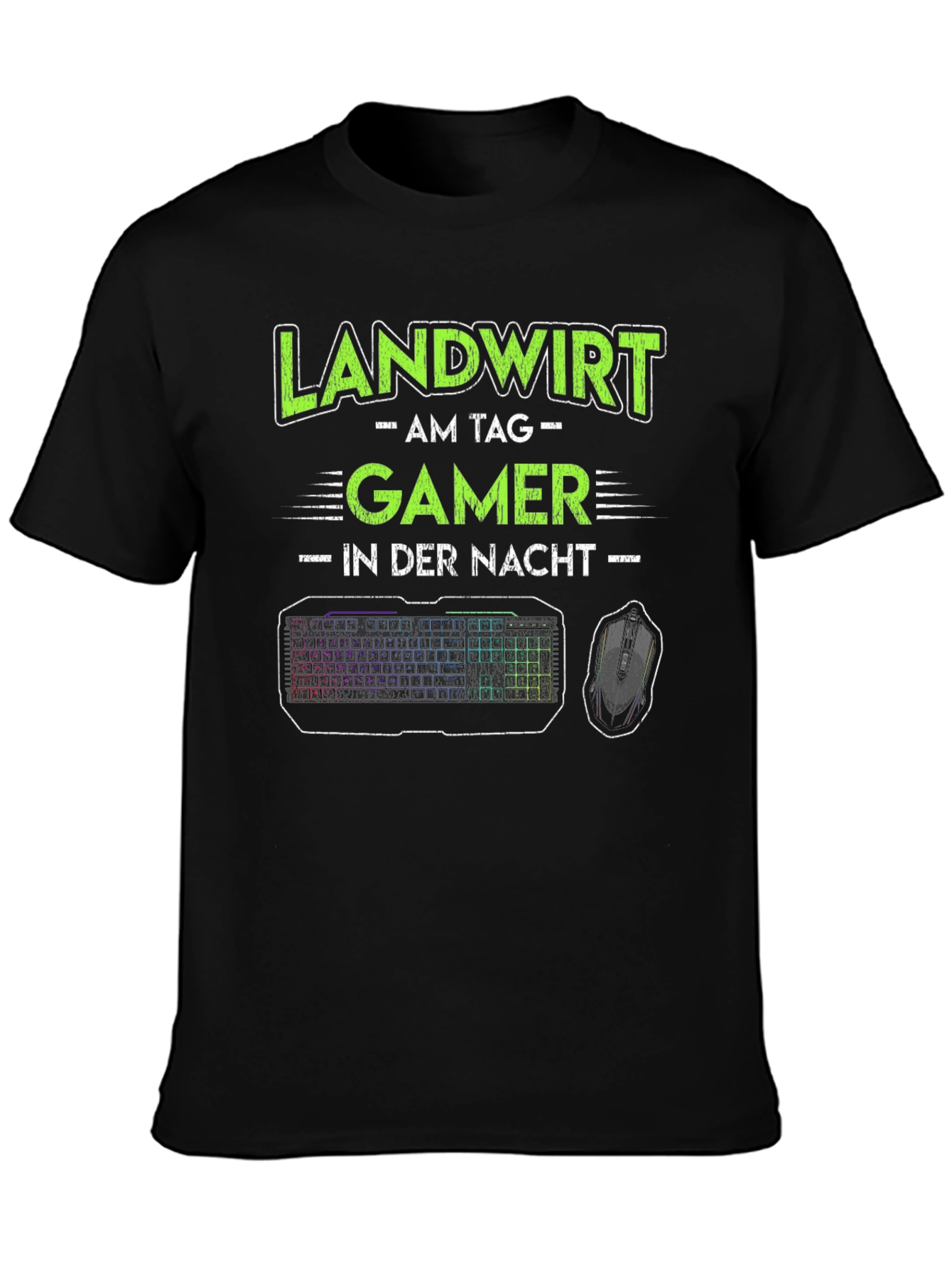 Landwirt Gamer T-Shirt - Day Farmer Night Gamer Tee