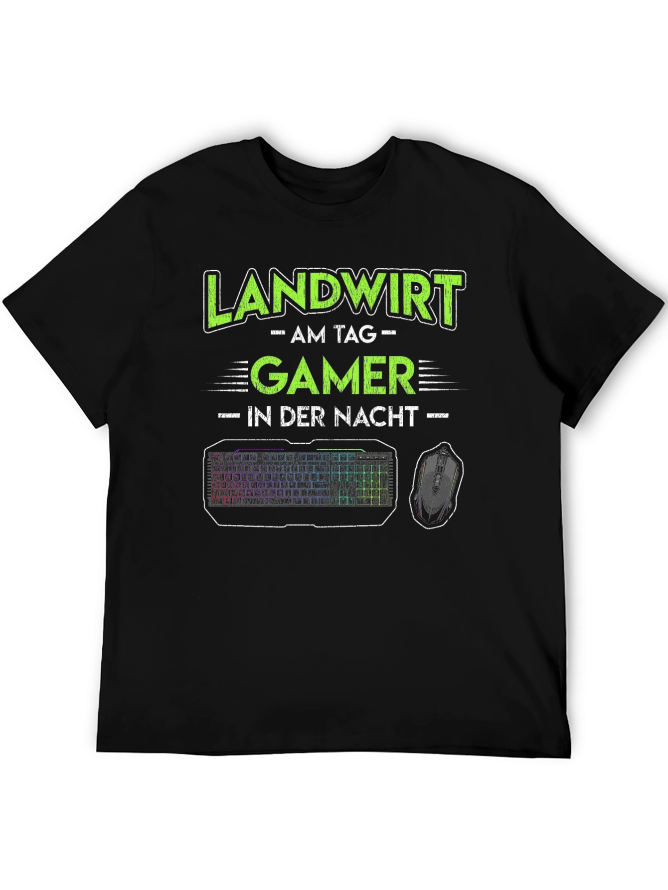 Landwirt Gamer T-Shirt - Day Farmer Night Gamer Tee