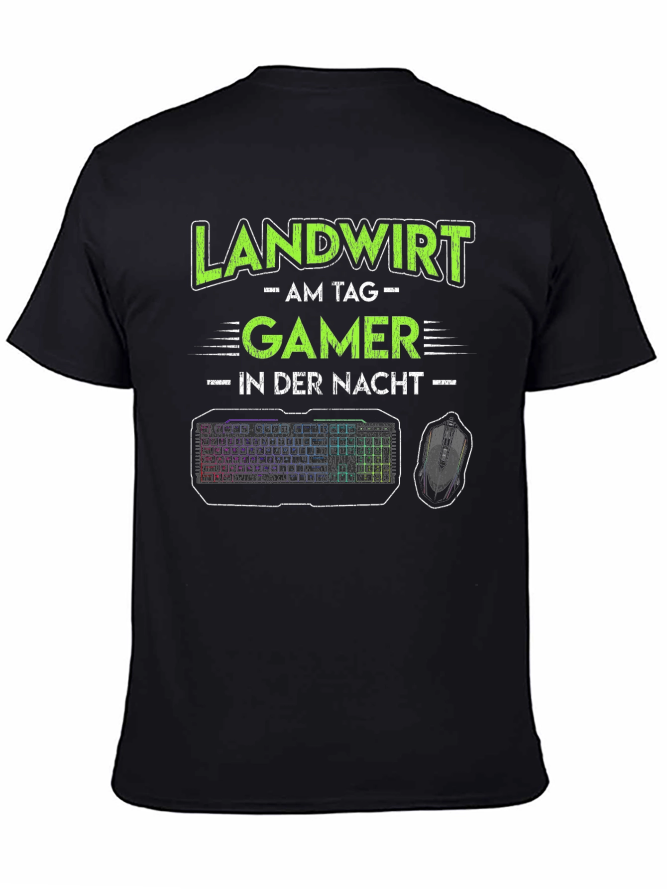 Landwirt Gamer T-Shirt - Day Farmer Night Gamer Tee