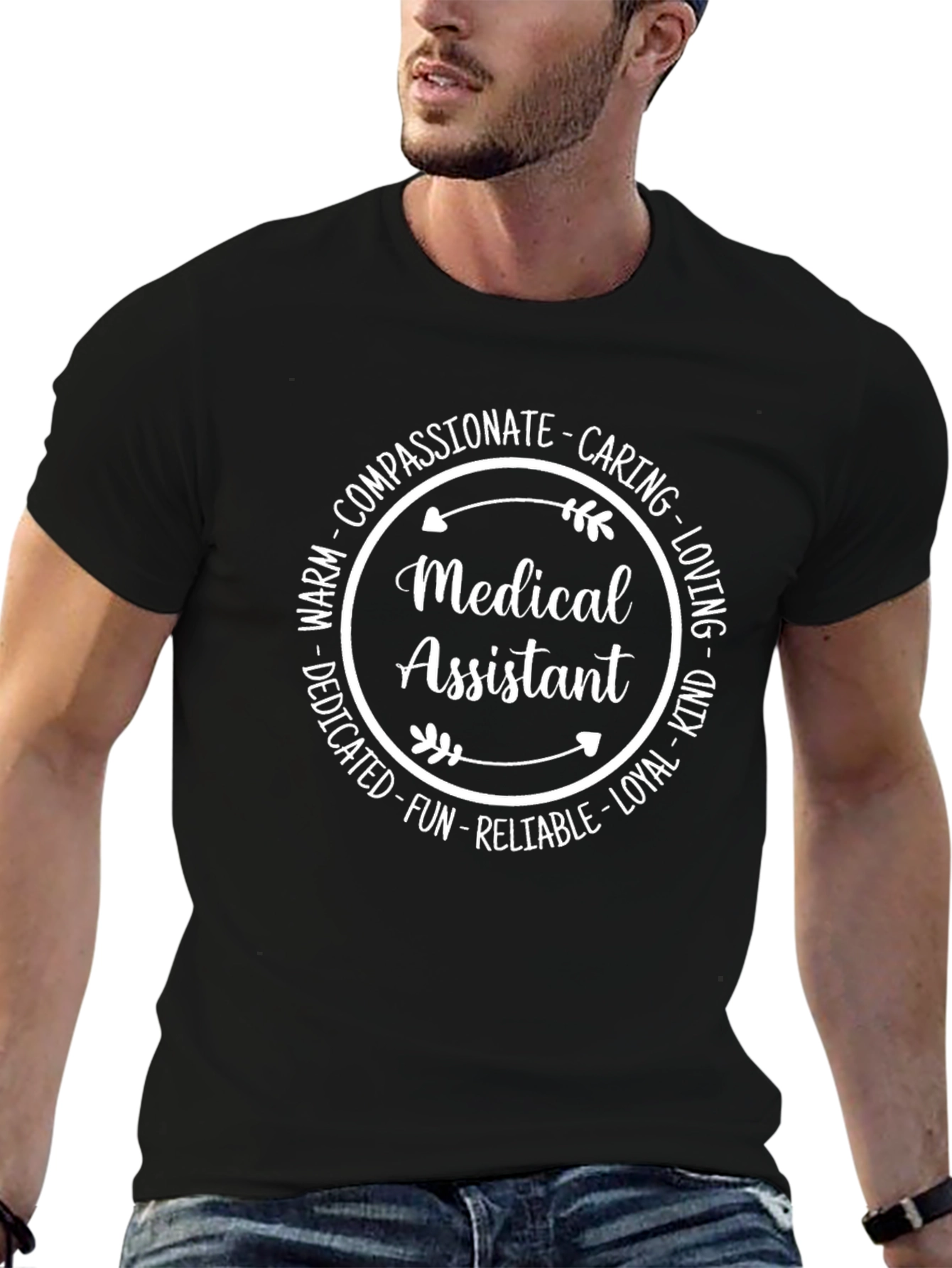 Medical Assistant Circle Graphic T-Shirt