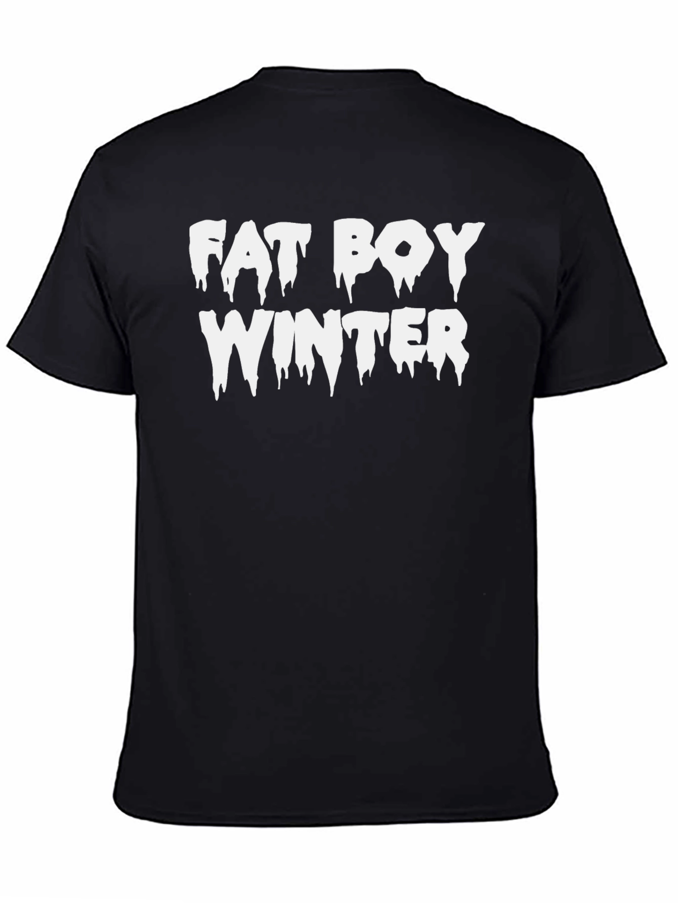 Fat Boy Winter T-Shirt - Funny Holiday Tee