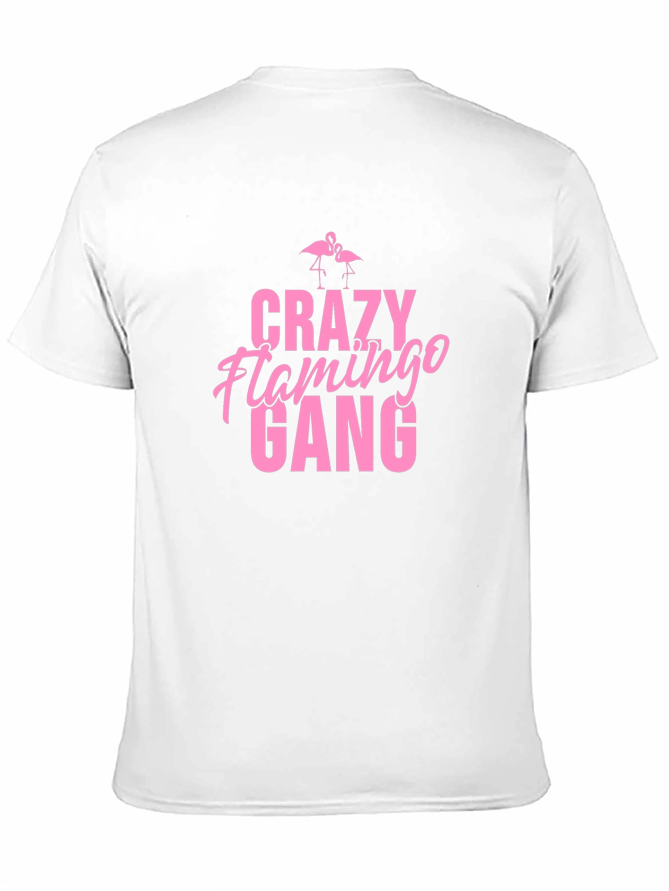 Crazy Flamingo Gang Graphic Tee - Black