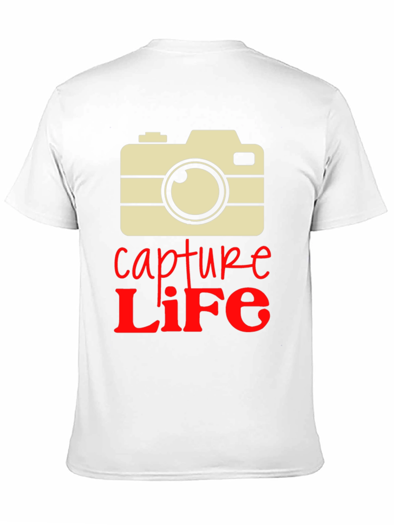 Capture Life Camera Graphic Tee - Unique Design