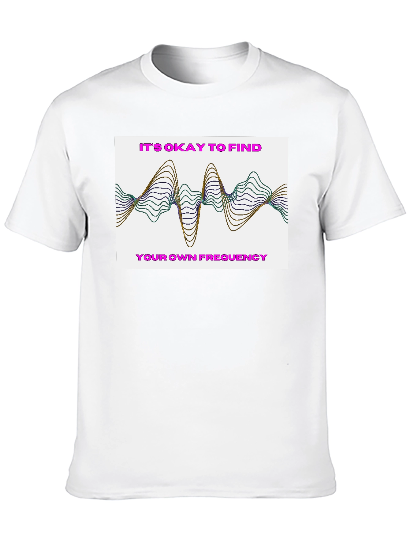 Find Your Frequency Graphic Tee - Stylish Black T-Shirt