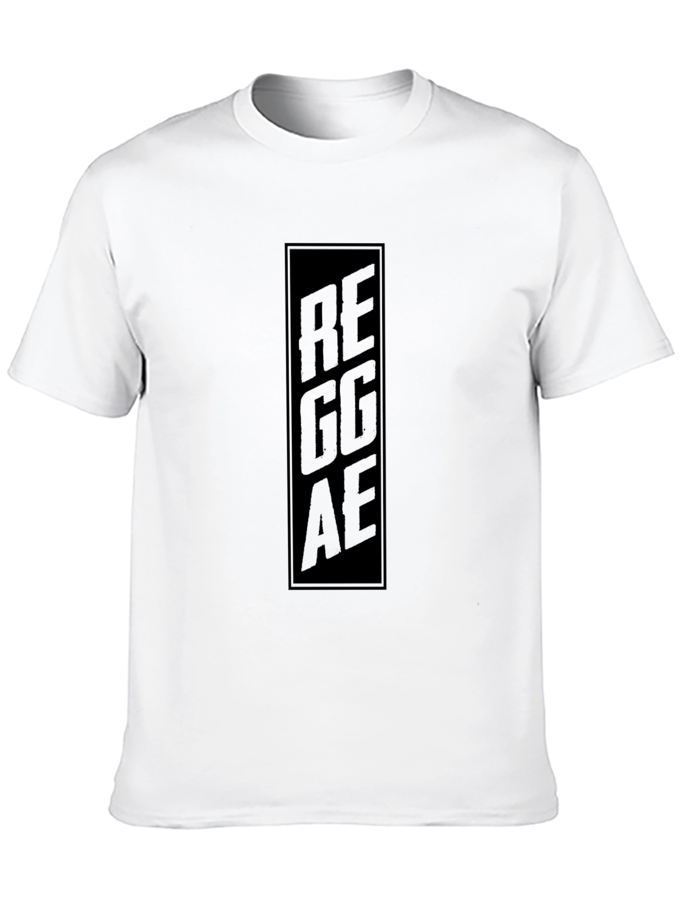 Black Reggae Graphic Tee - Stylish Mens T-Shirt