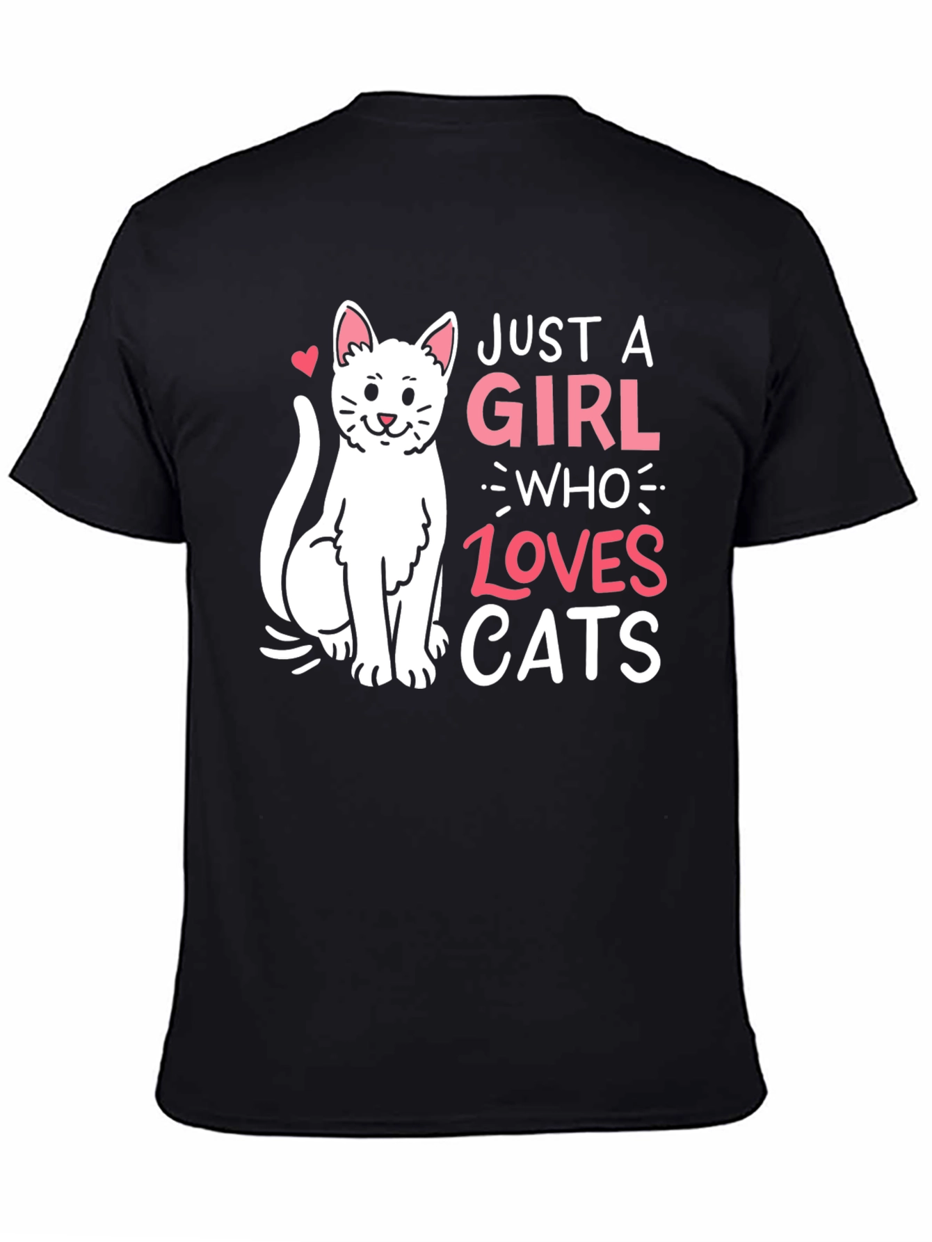 Just a Girl Who Loves Cats T-Shirt
