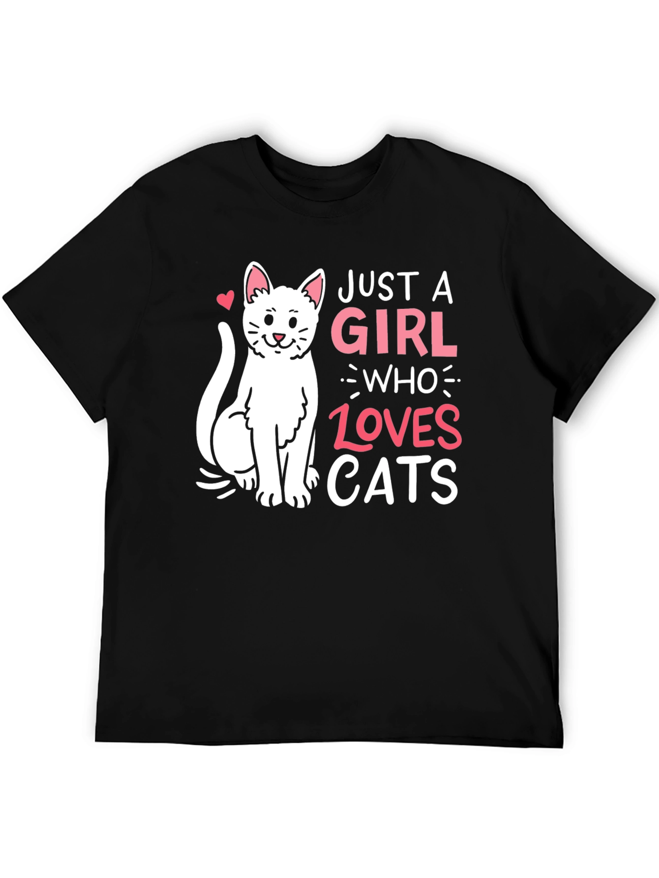 Just a Girl Who Loves Cats T-Shirt