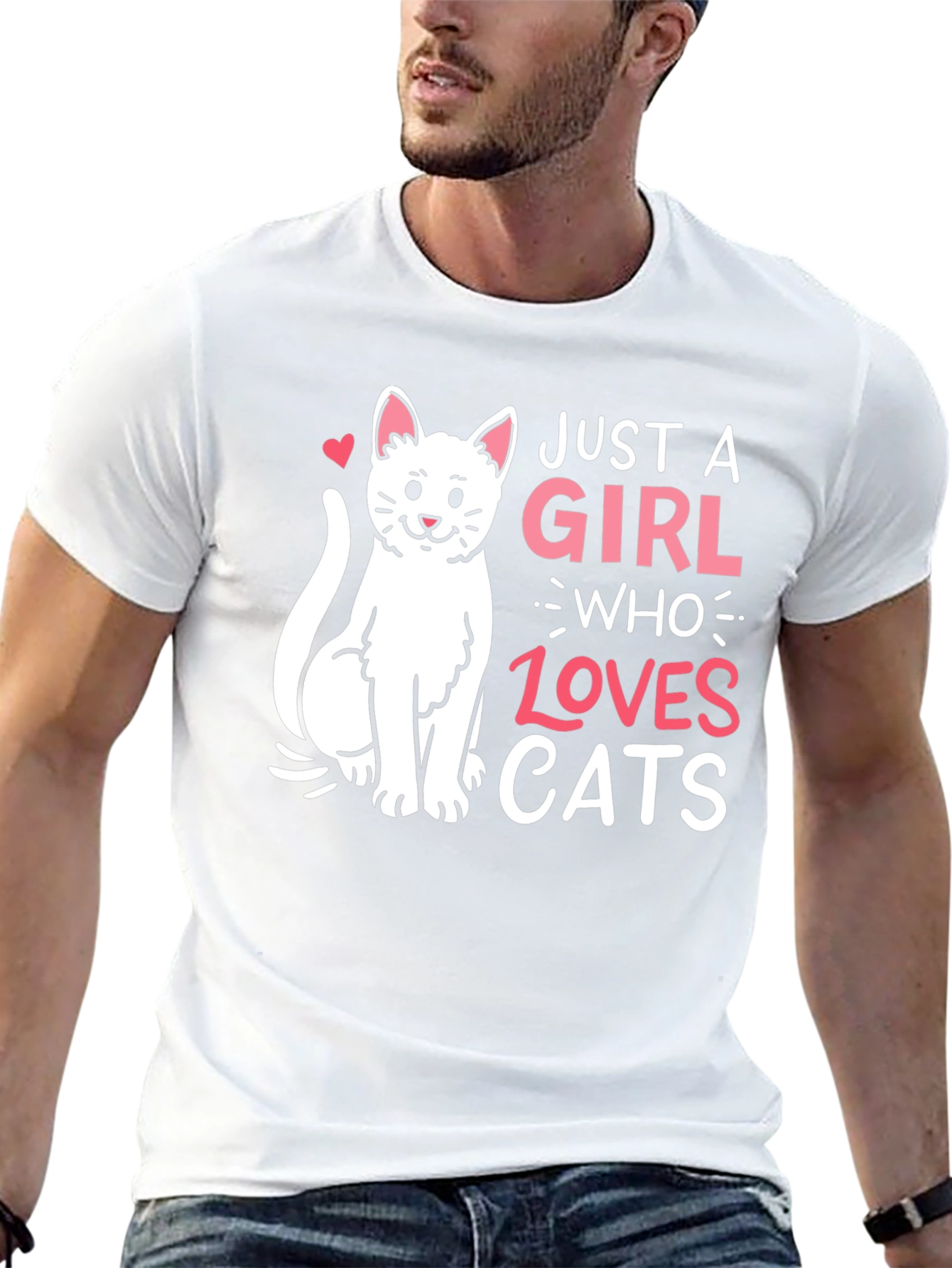 Just a Girl Who Loves Cats T-Shirt