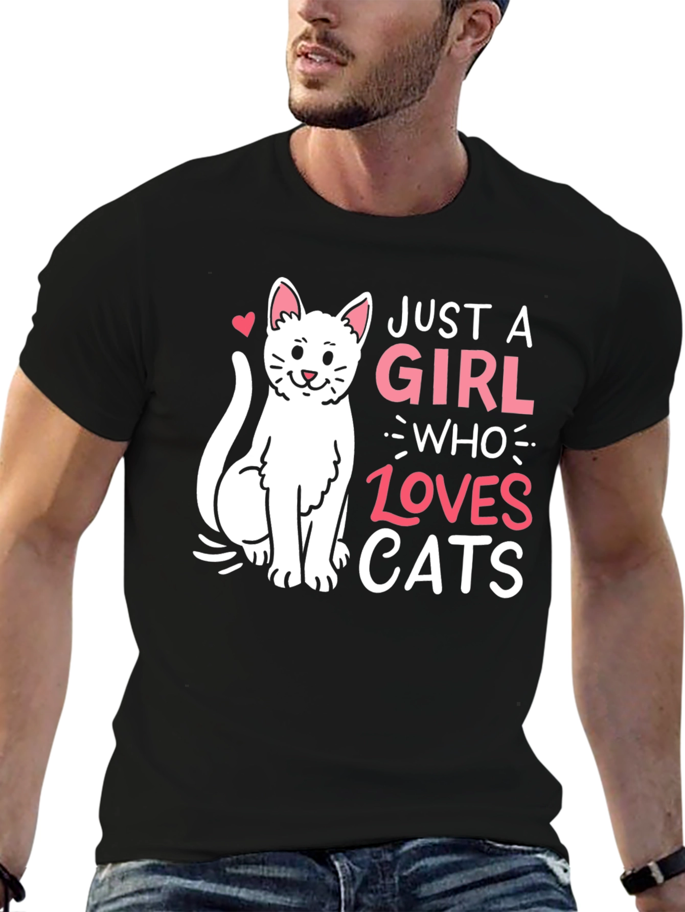 Just a Girl Who Loves Cats T-Shirt