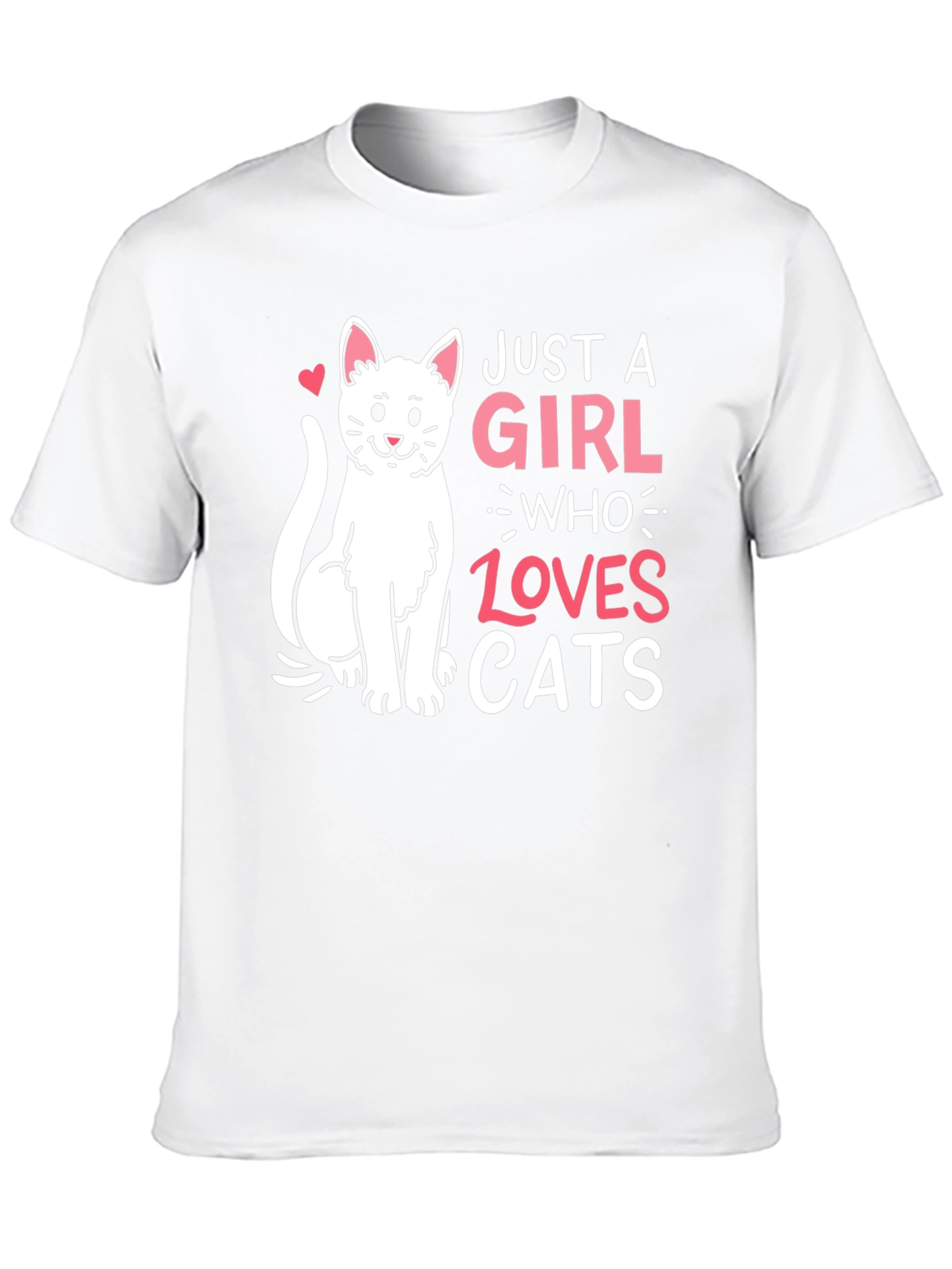 Just a Girl Who Loves Cats T-Shirt