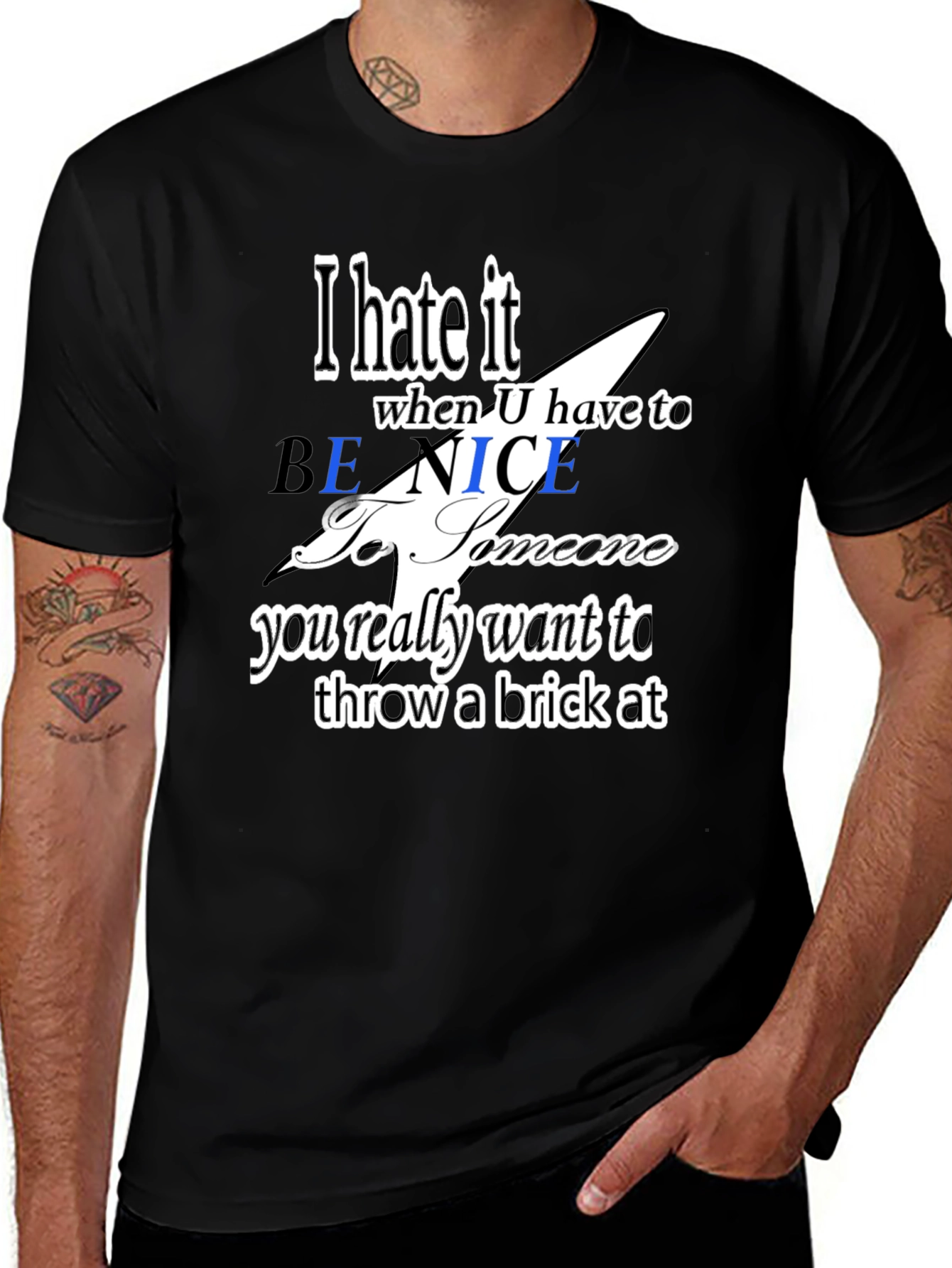 I Hate It Funny Graphic Tee