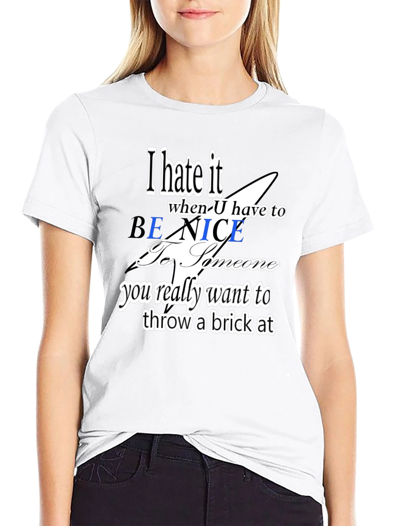 I Hate It Funny Graphic Tee