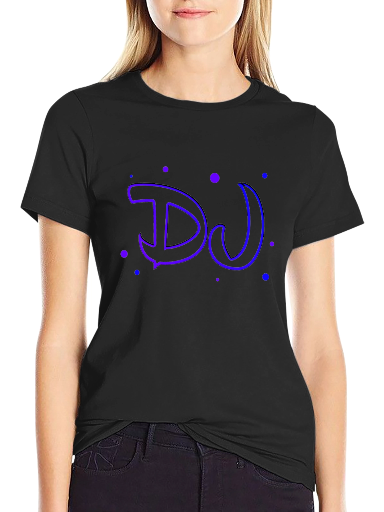DJ Graphic T-Shirt - Black