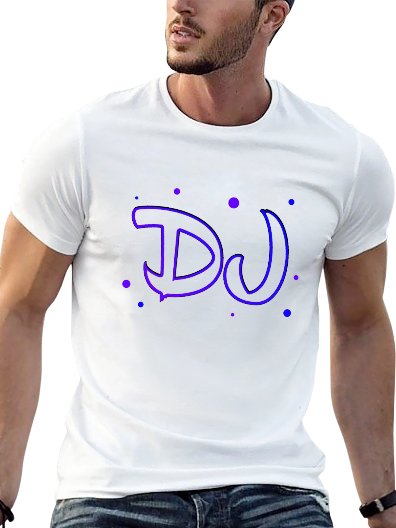 DJ Graphic T-Shirt - Black