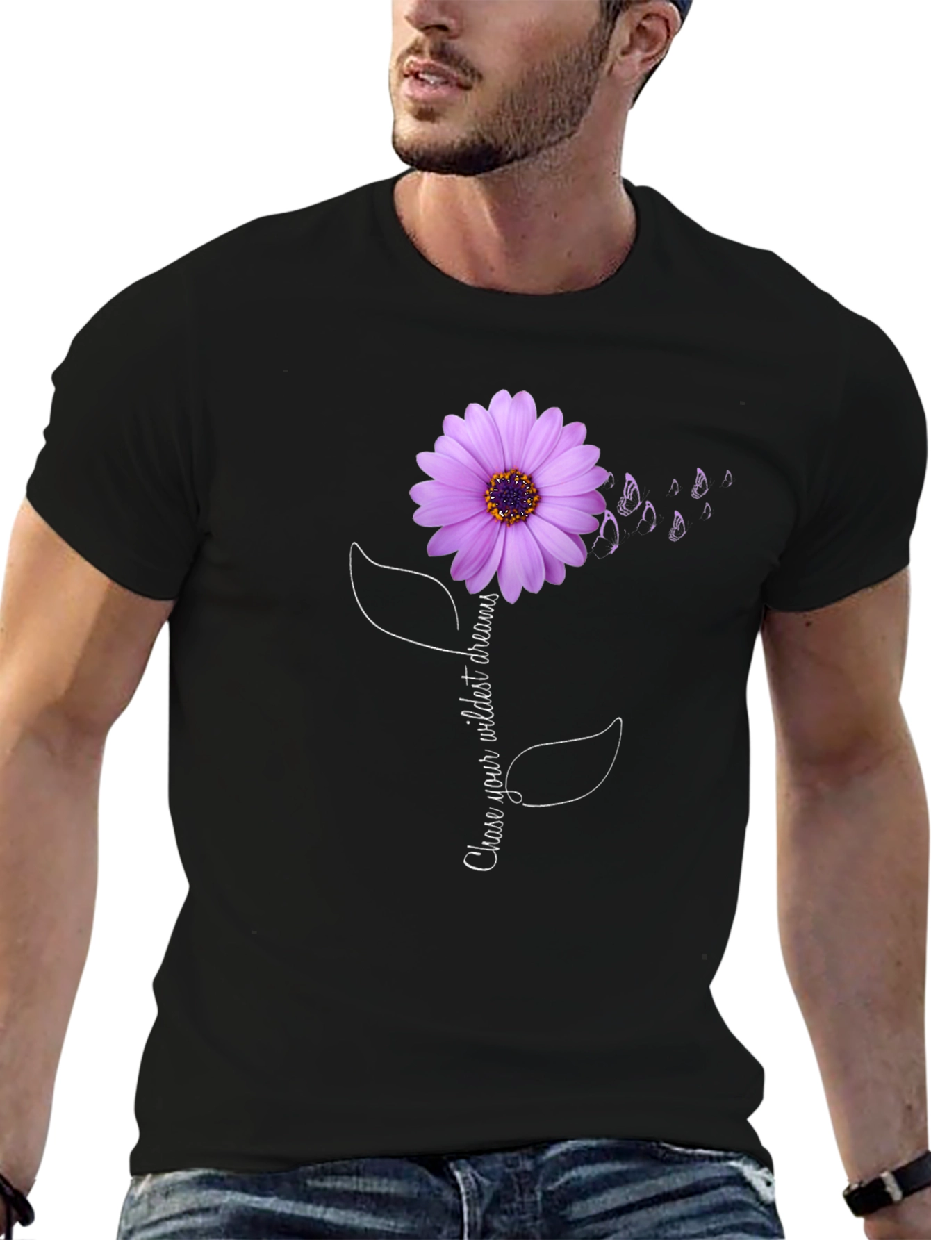 Chase Your Wildest Dreams Flower T-Shirt