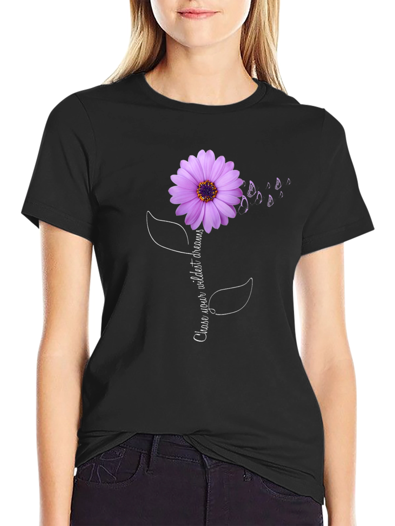 Chase Your Wildest Dreams Flower T-Shirt