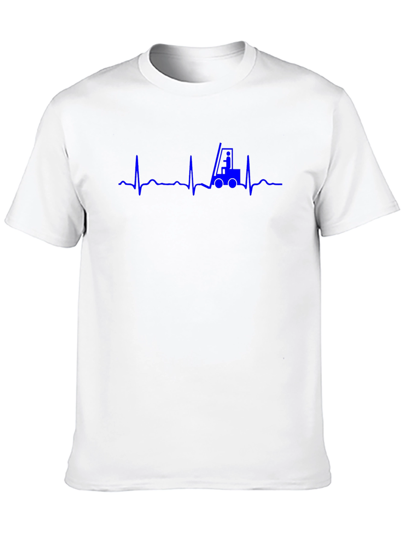 Forklift Heartbeat T-Shirt - Operator Love