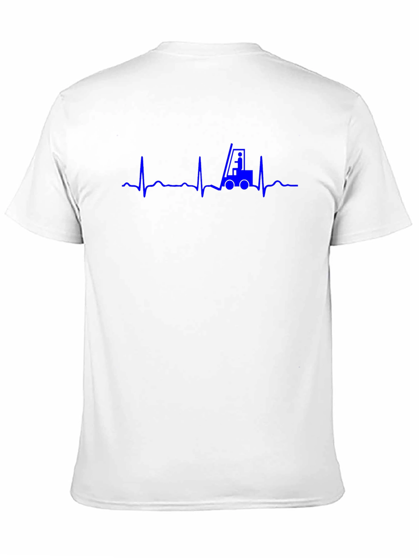 Forklift Heartbeat T-Shirt - Operator Love
