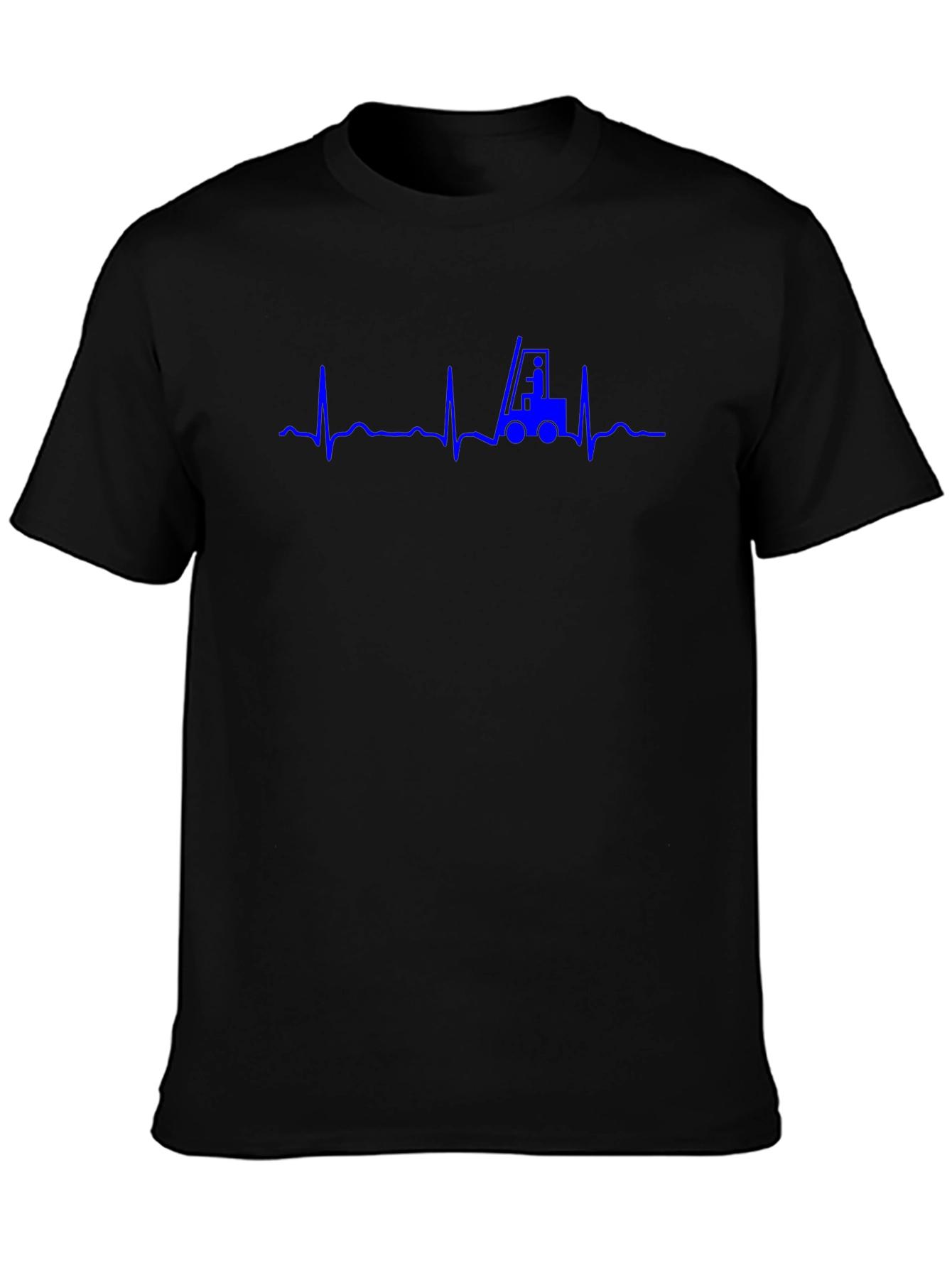 Forklift Heartbeat T-Shirt - Operator Love