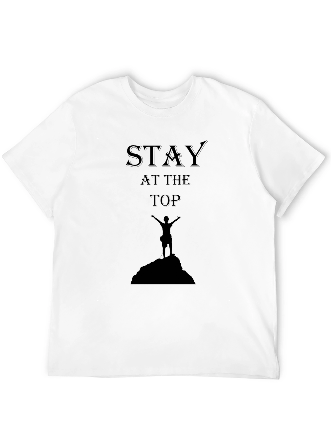 Stay at the Top Black T-Shirt