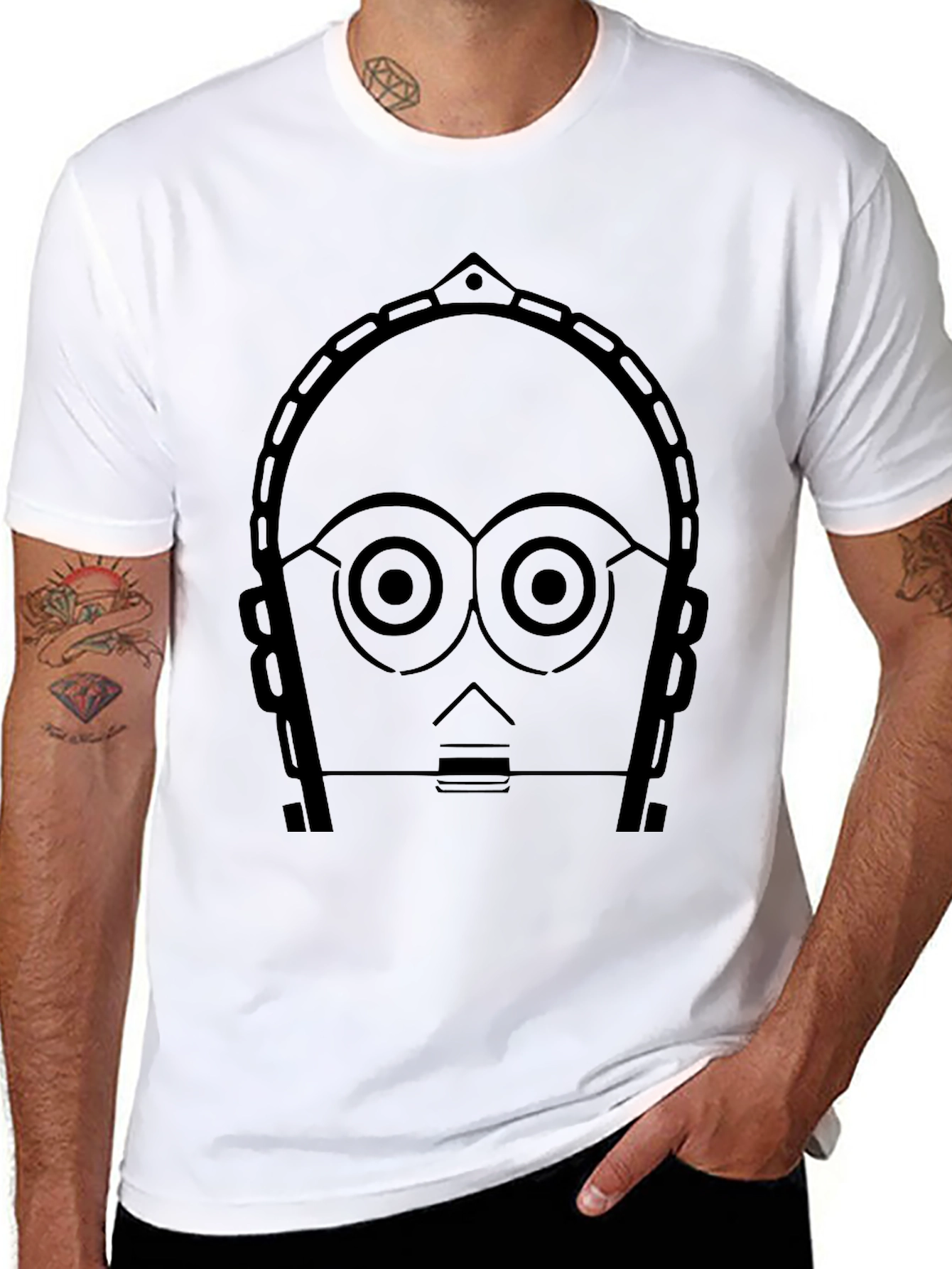 C-3PO Graphic Tee - Star Wars Fan Apparel