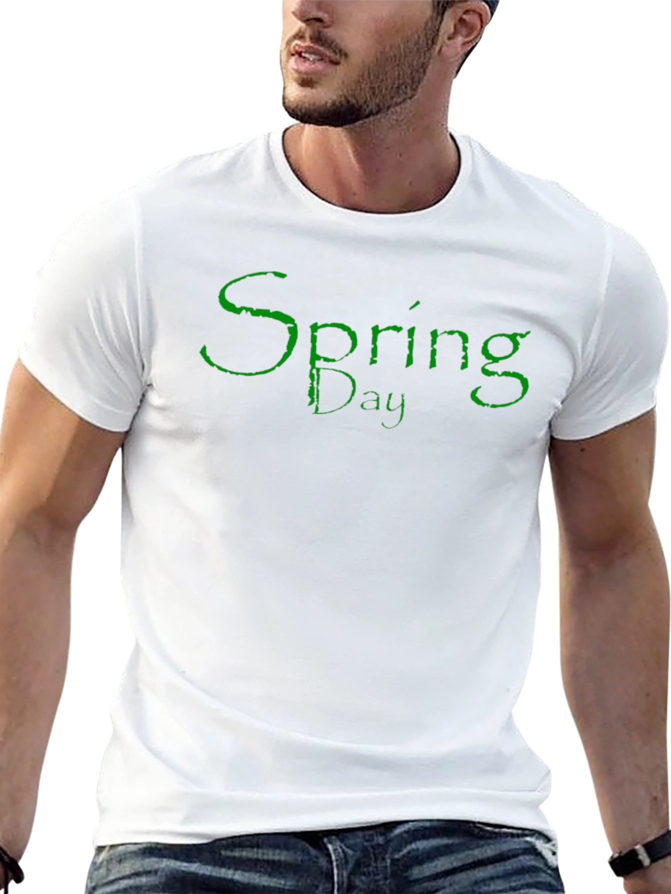 Spring Day Graphic Tee - Black