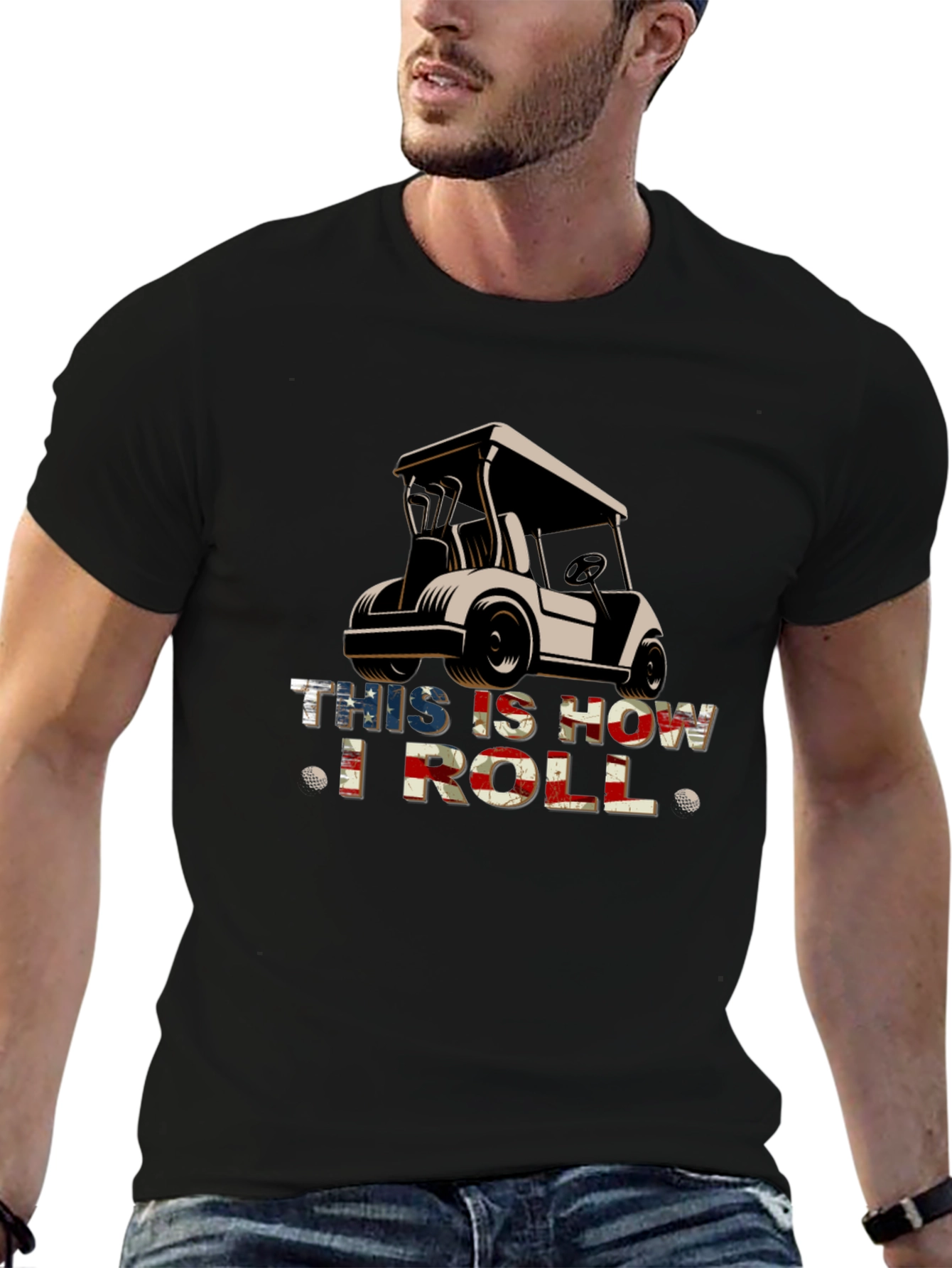 This is How I Roll - Golf Cart T-Shirt