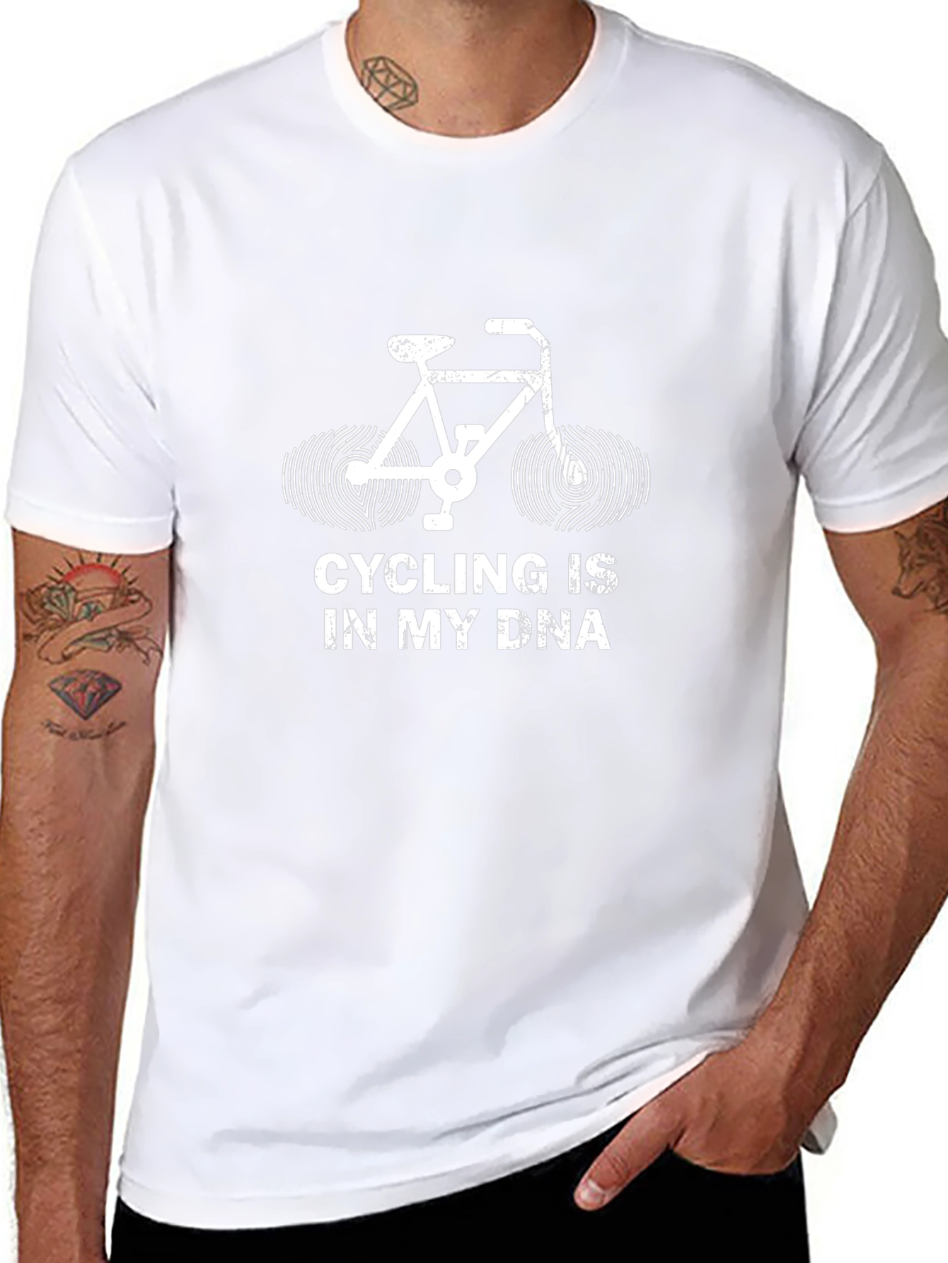 Cycling DNA T-Shirt - Ride in Style