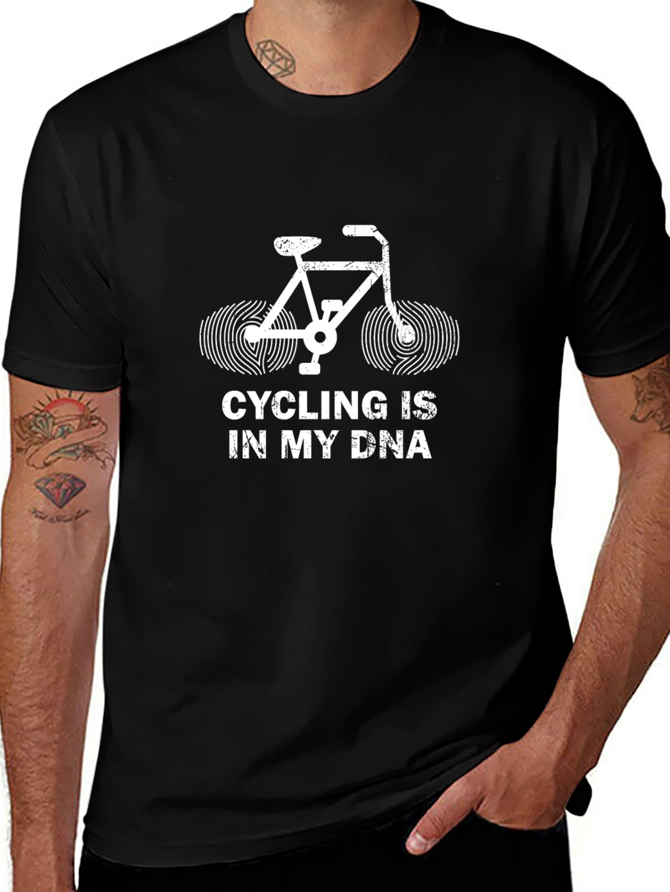 Cycling DNA T-Shirt - Ride in Style