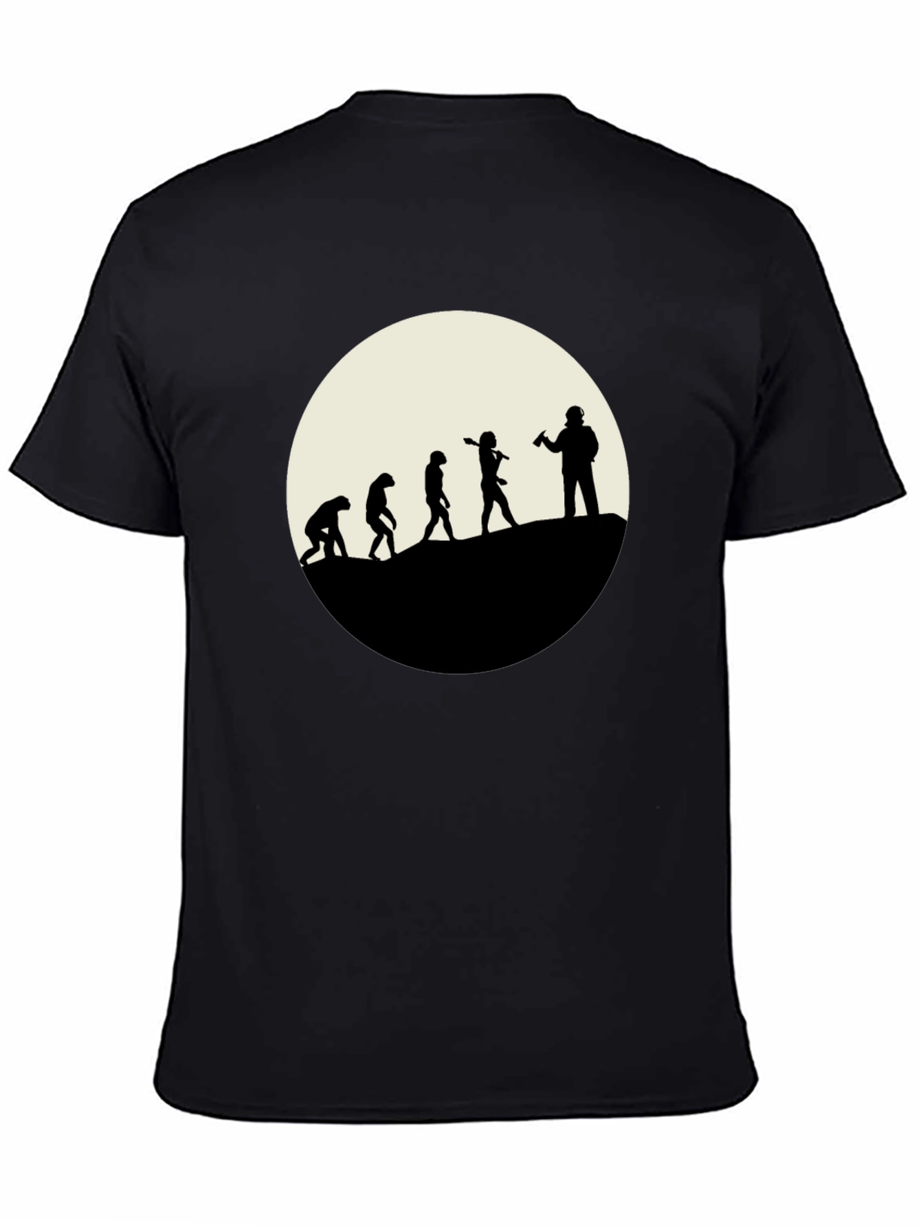 Evolution of the Beer Drinker - Black T-Shirt