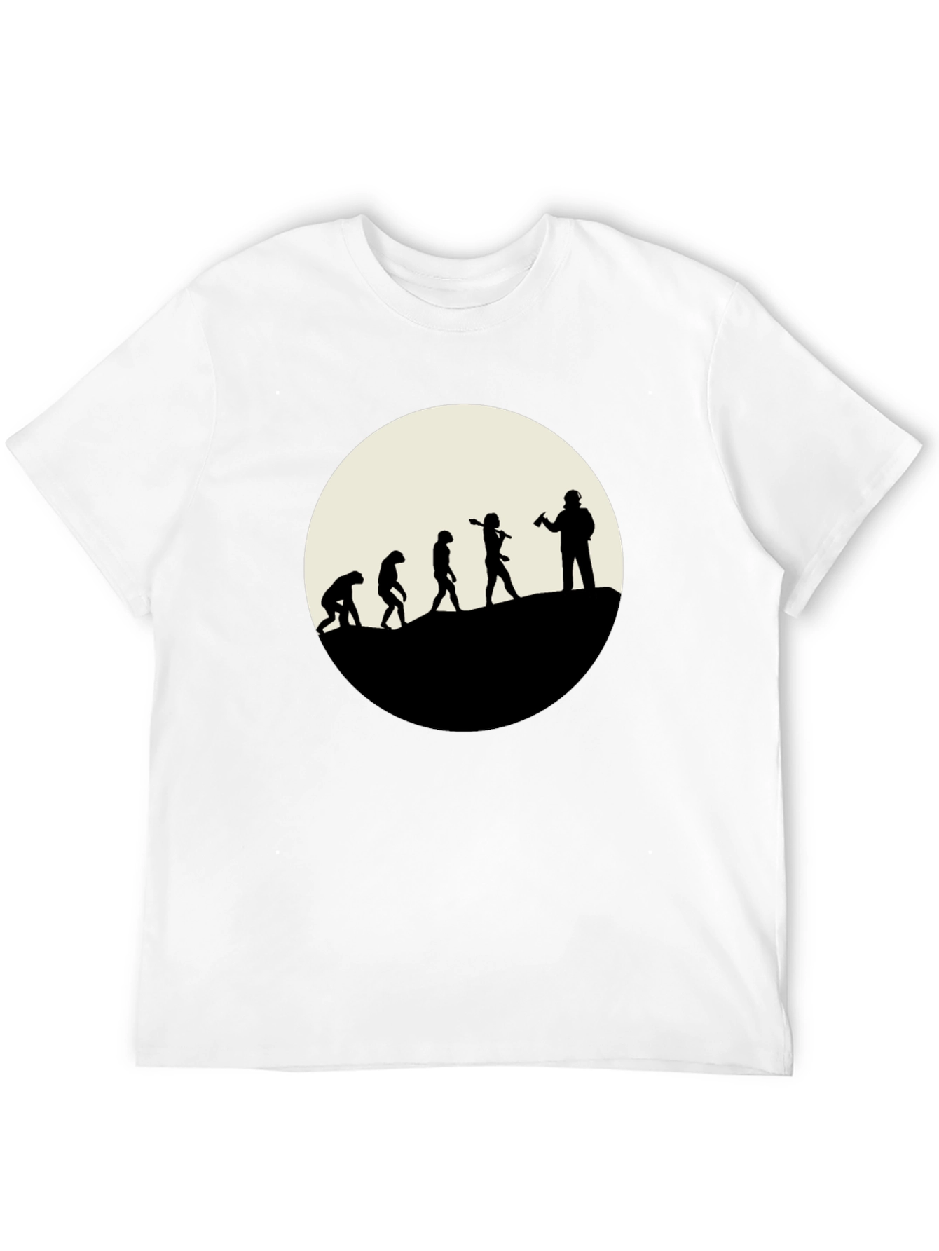Evolution of the Beer Drinker - Black T-Shirt