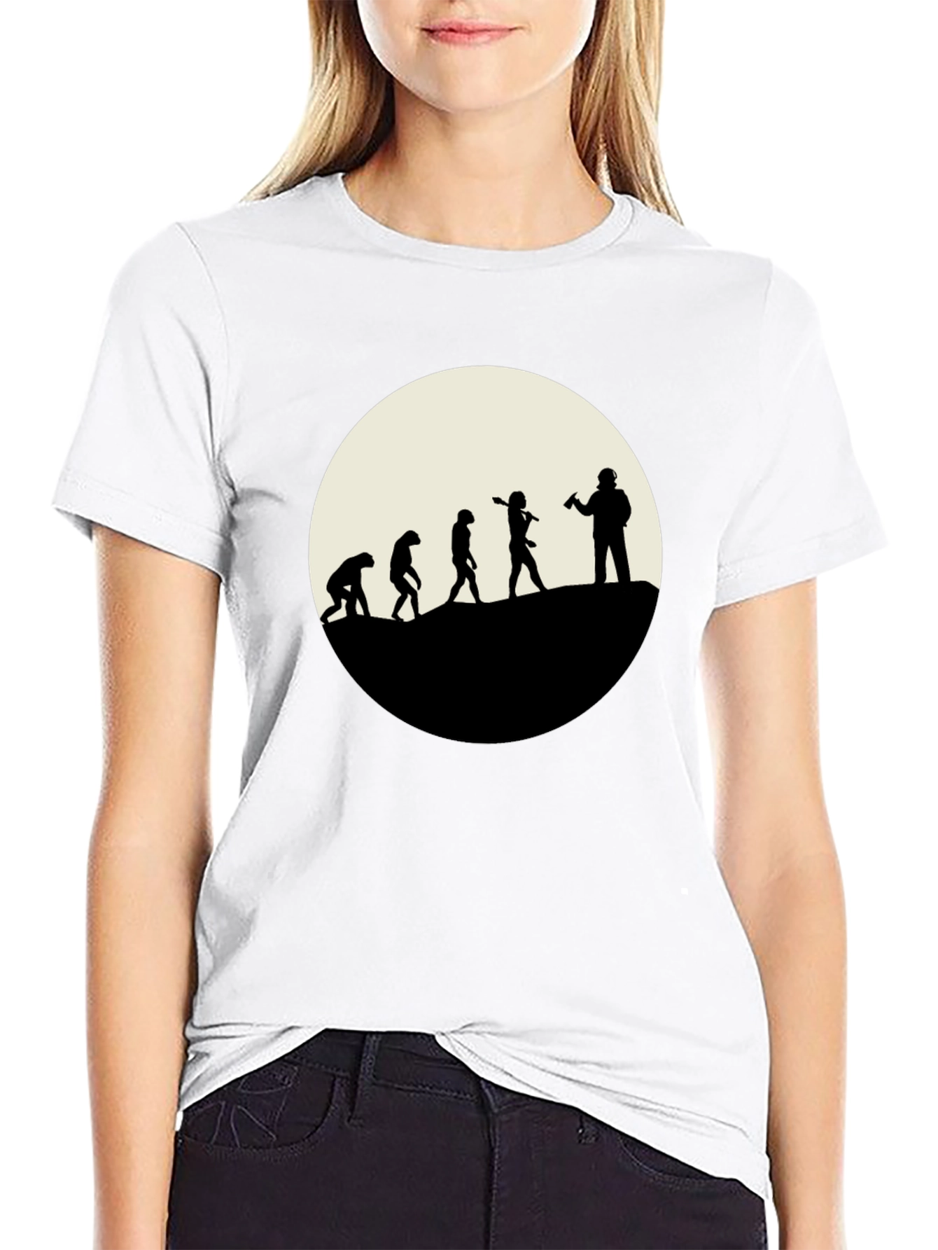 Evolution of the Beer Drinker - Black T-Shirt