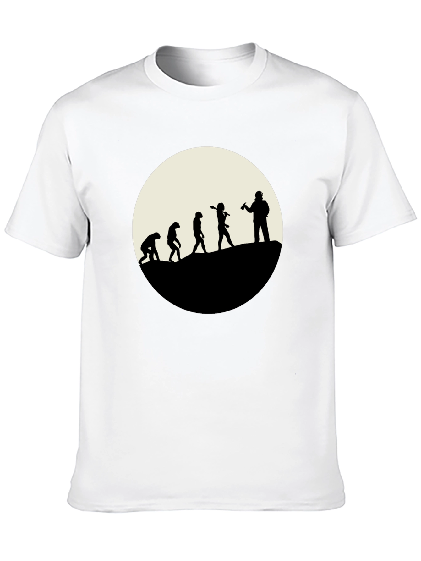 Evolution of the Beer Drinker - Black T-Shirt