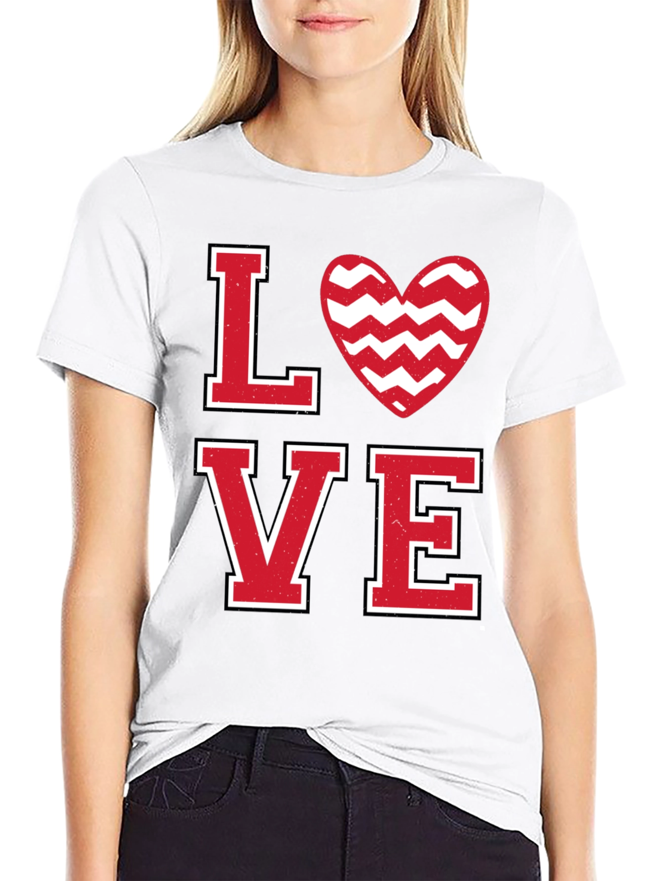 Love Valentines Day Graphic T-Shirt