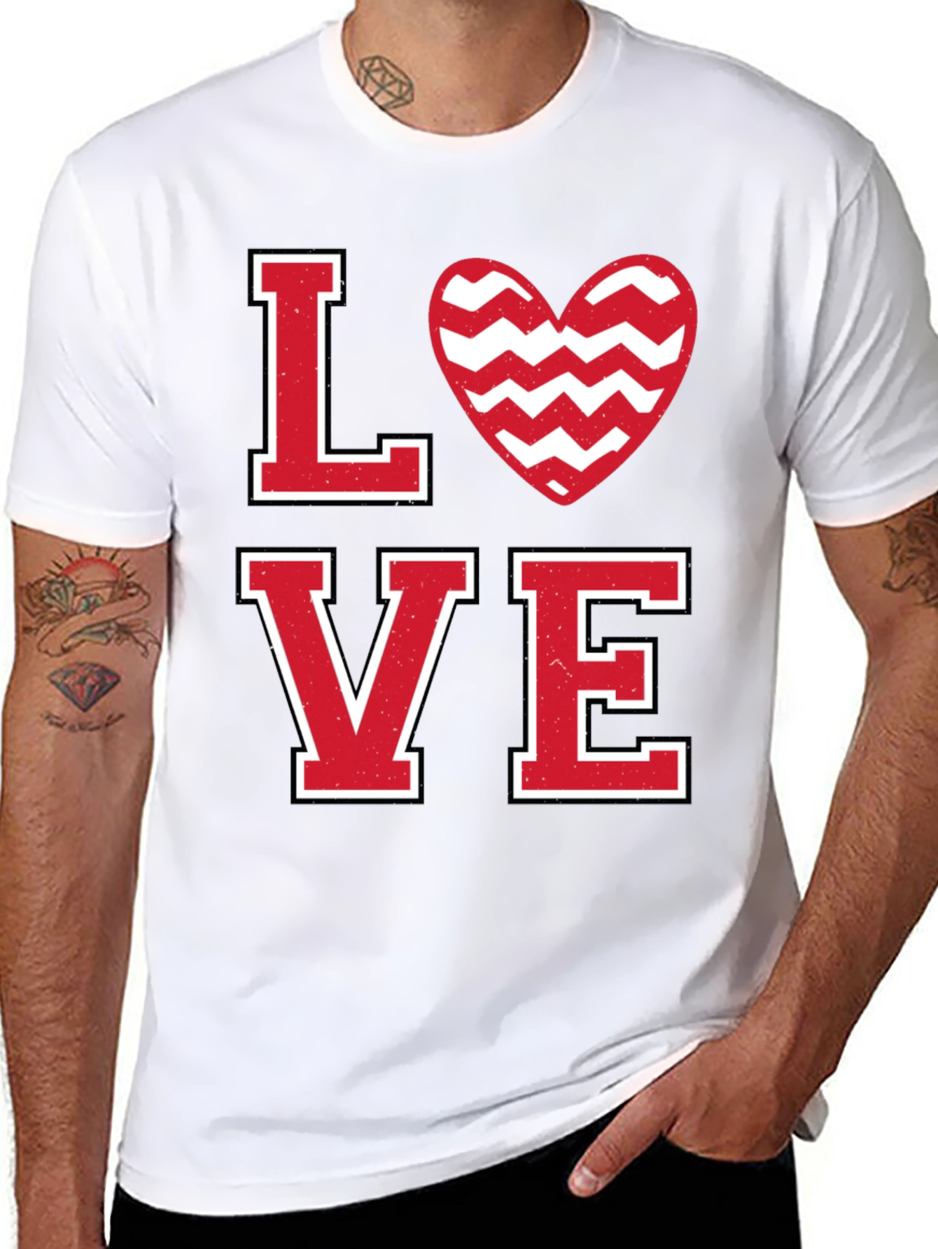 Love Valentines Day Graphic T-Shirt