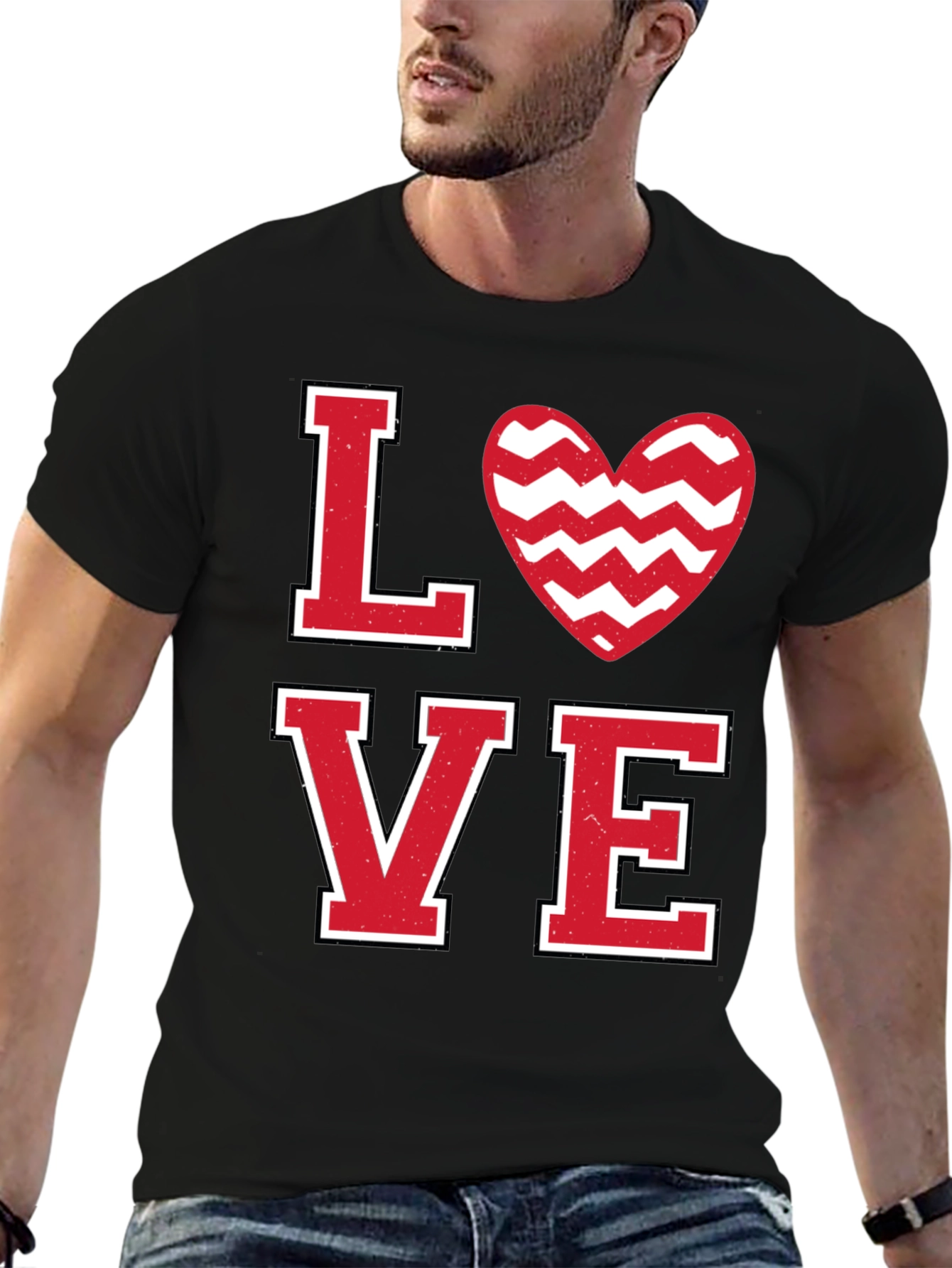 Love Valentines Day Graphic T-Shirt