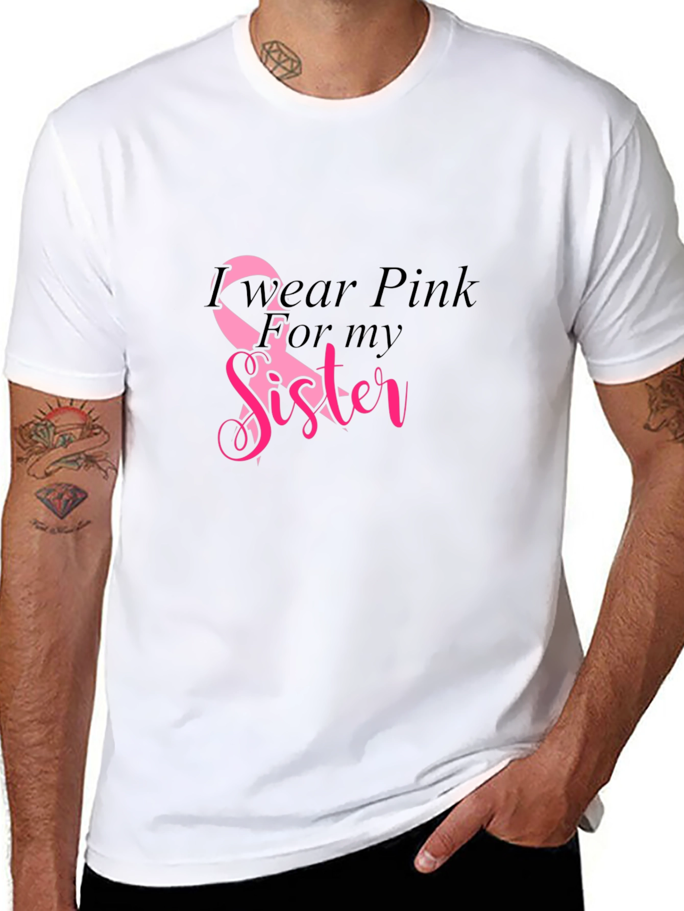 I Wear Pink for My Sister T-Shirt
