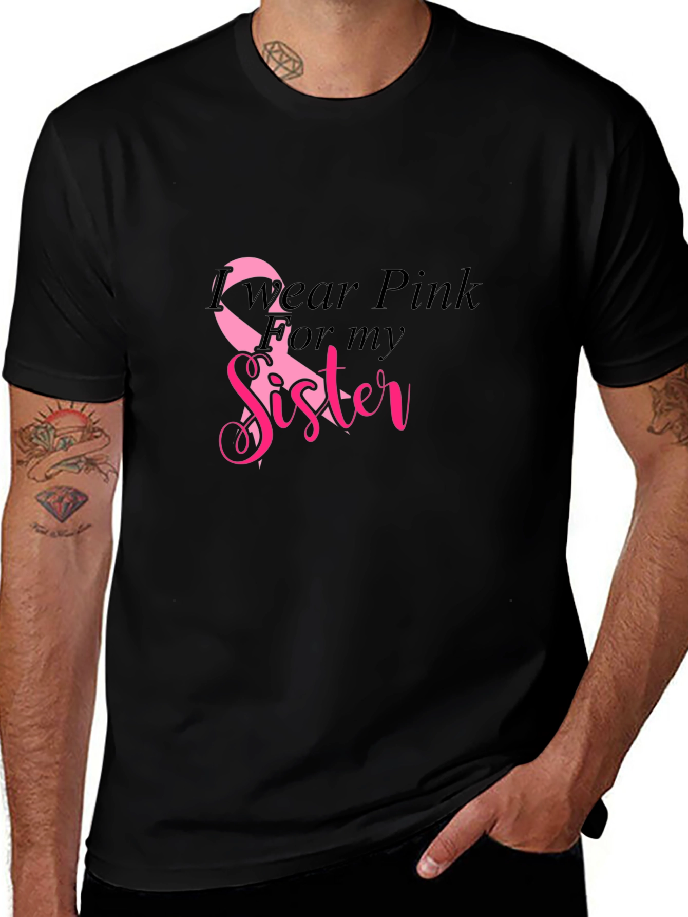 I Wear Pink for My Sister T-Shirt