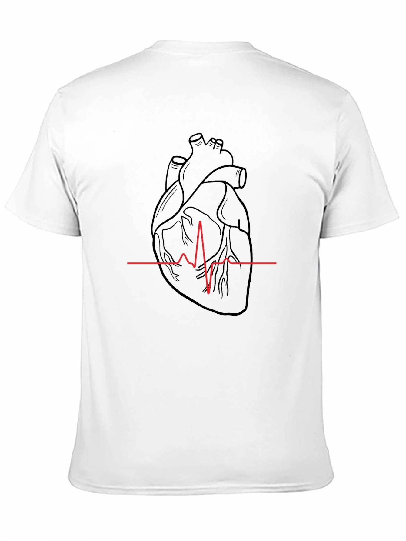 Anatomical Heartbeat Graphic T-Shirt