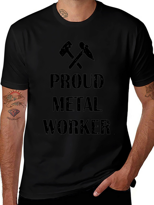 Proud Metal Worker Graphic T-Shirt