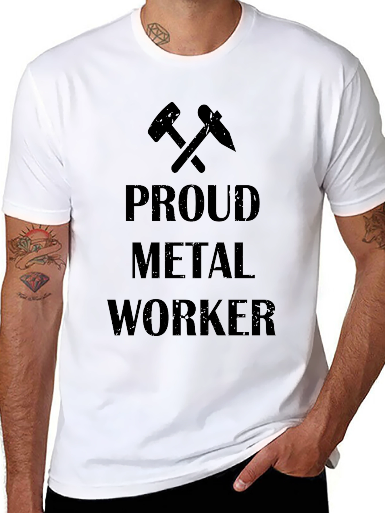 Proud Metal Worker Graphic T-Shirt