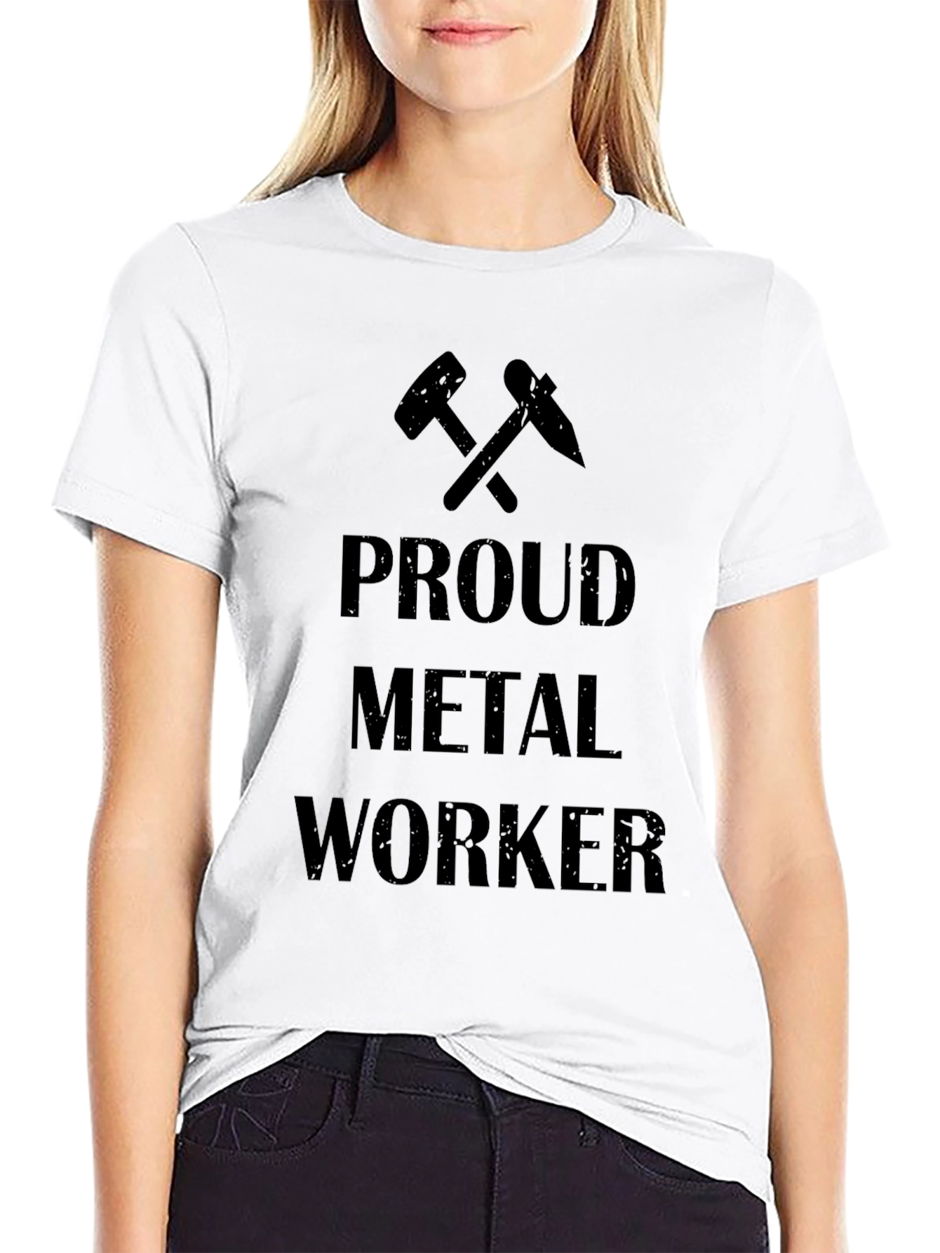 Proud Metal Worker Graphic T-Shirt