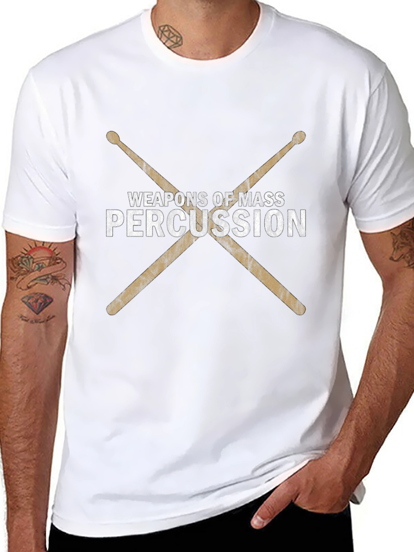 Weapons of Mass Percussion Drummer T-Shirt