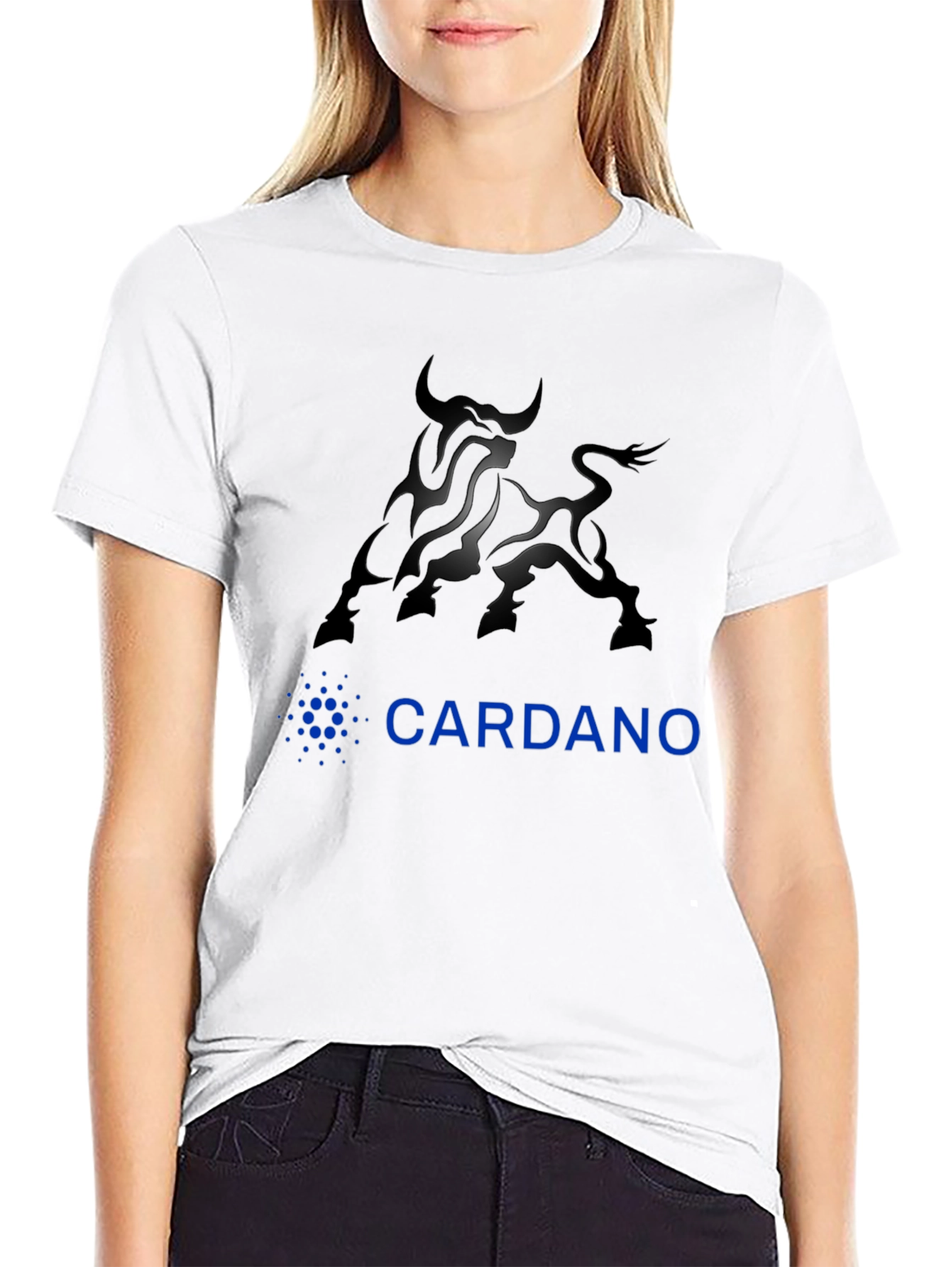 Cardano Bull Black T-Shirt