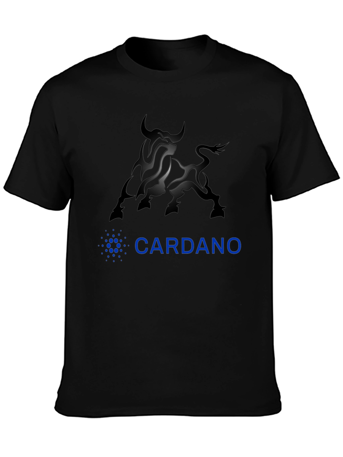 Cardano Bull Black T-Shirt